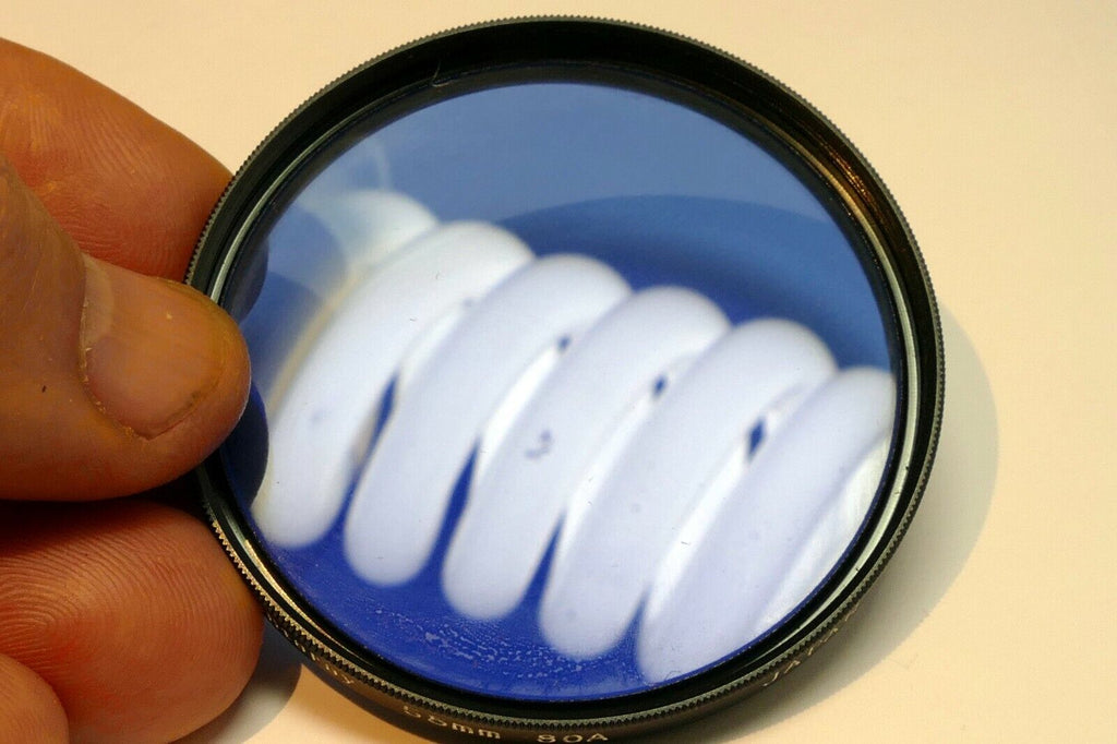 Quantaray  55mm Filter 80A  multi-coated deep blue