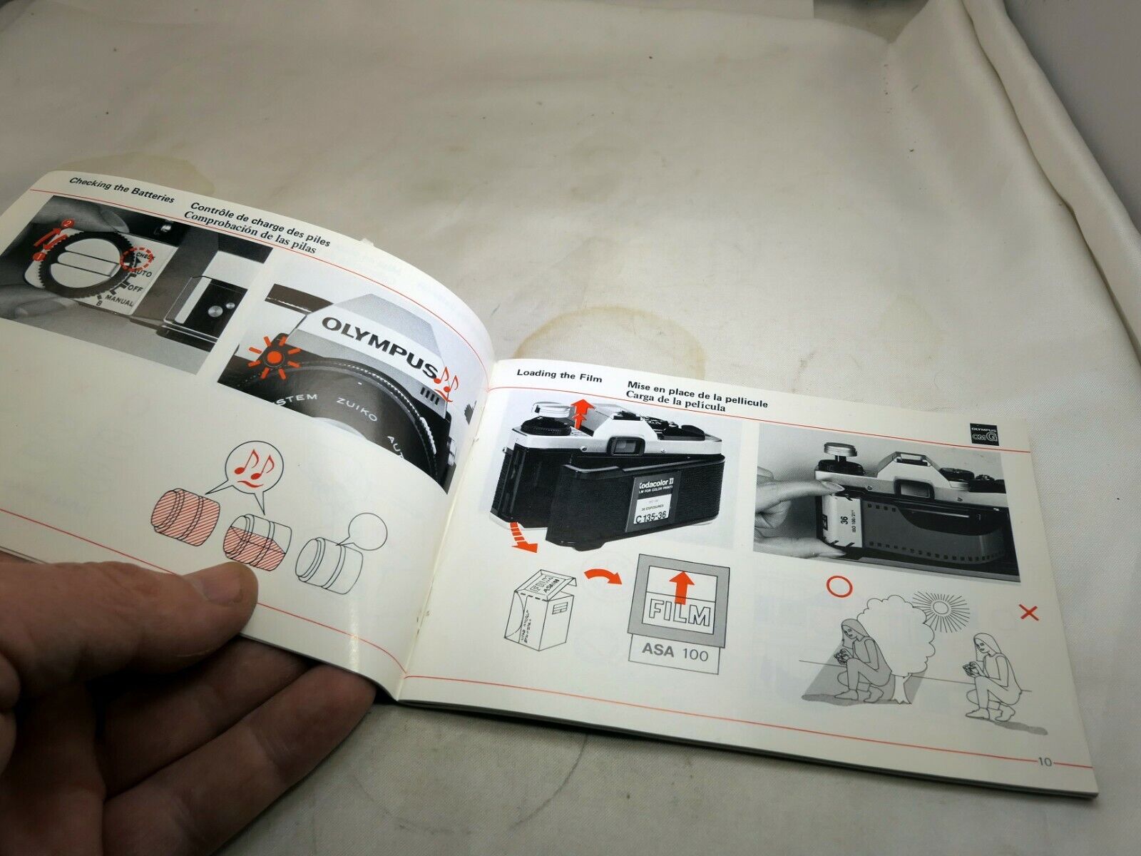 OLYMPUS OMG OM-G Camera Manual instructions Owner Guide Genuine