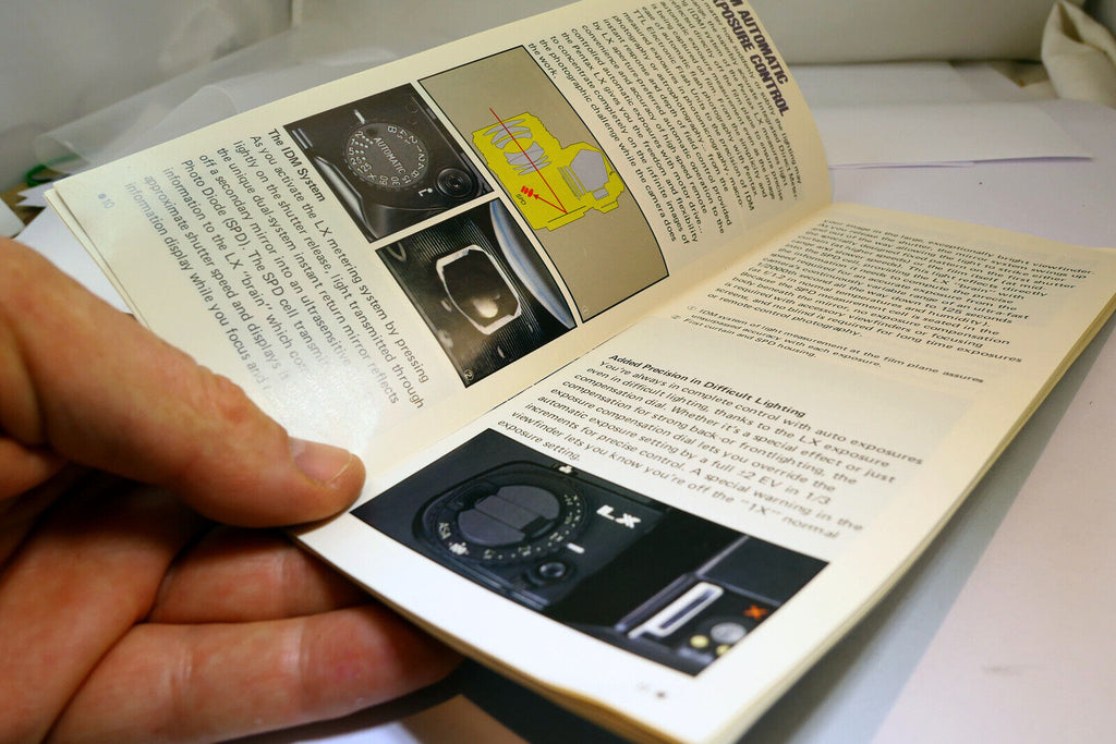Pentax ILX LX camera  (EN) booklet brochure guide genuine