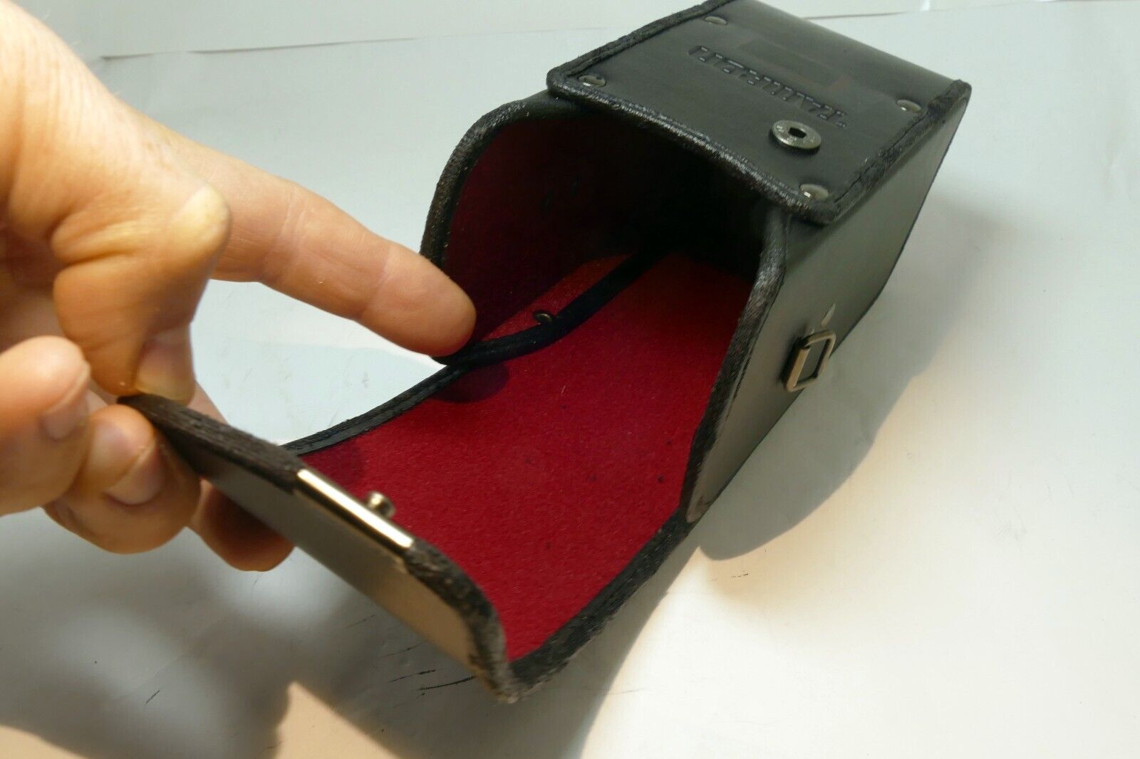 Tamron L-13 Hard Case for Adaptall 90mm f2.8 Macro lens  vintage