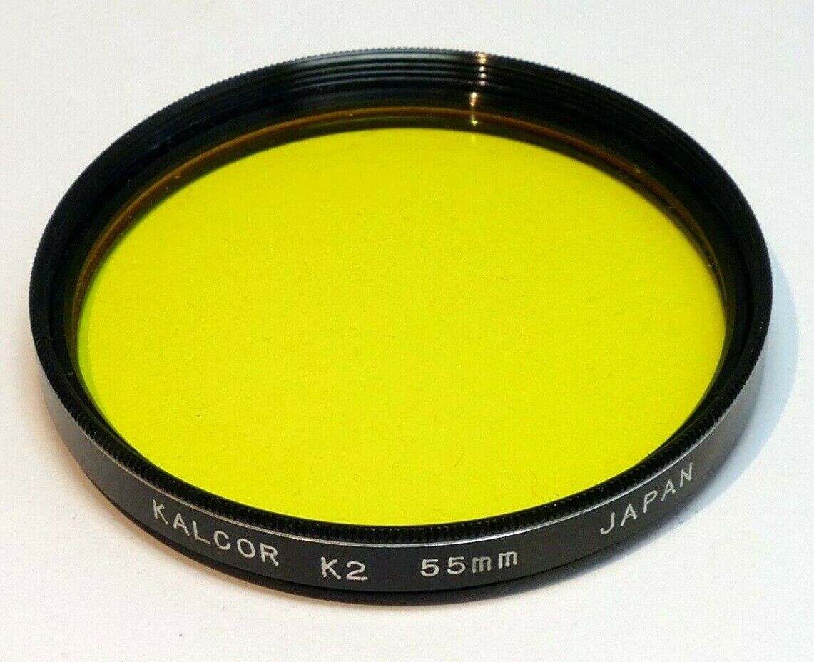 Kalcor 55mm Filter  K2 Yellow  made in Japan