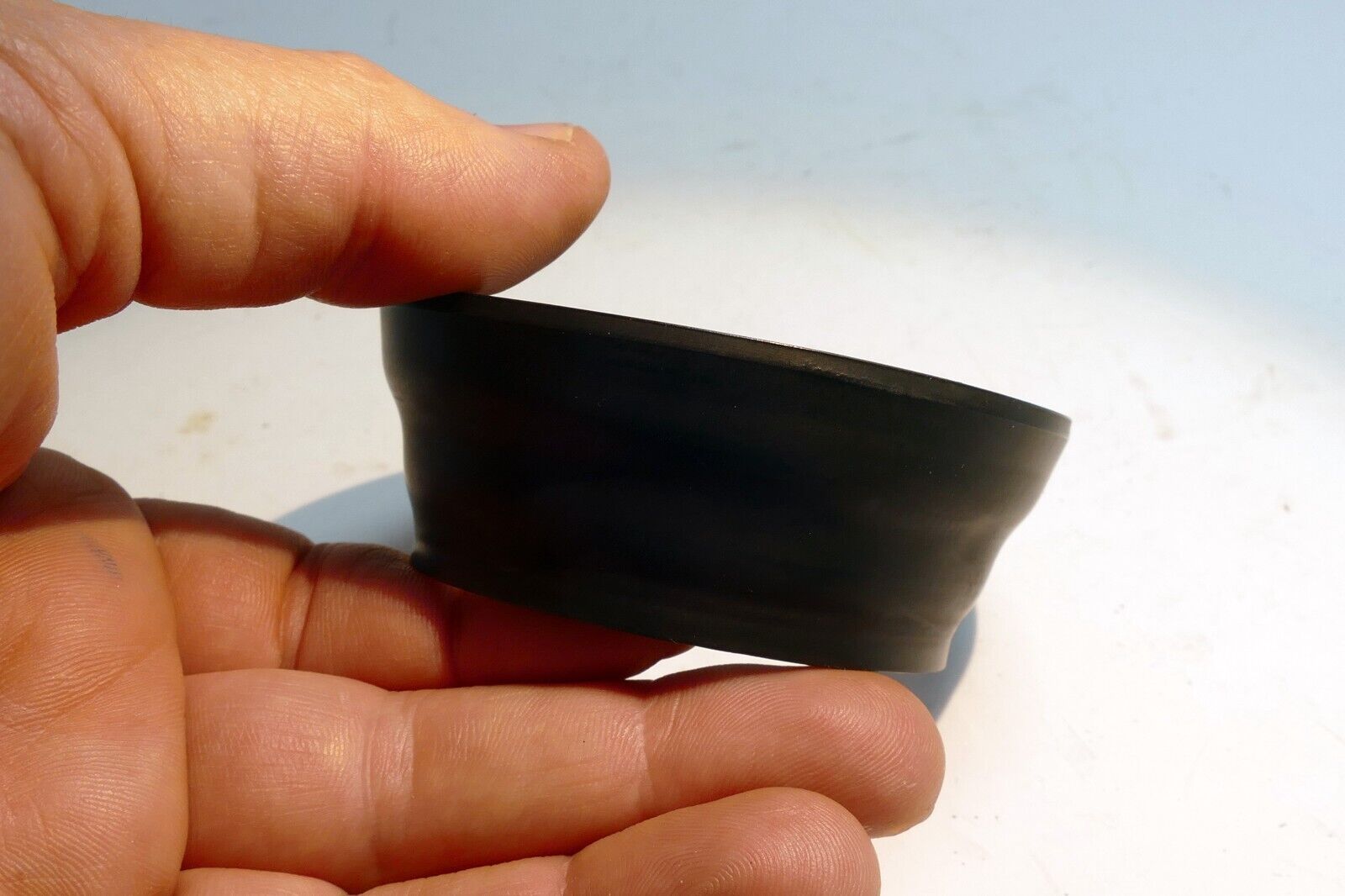 Zeiss Ikon Voitglander  56mm Lens Hood Shade threaded with female threads Icarex