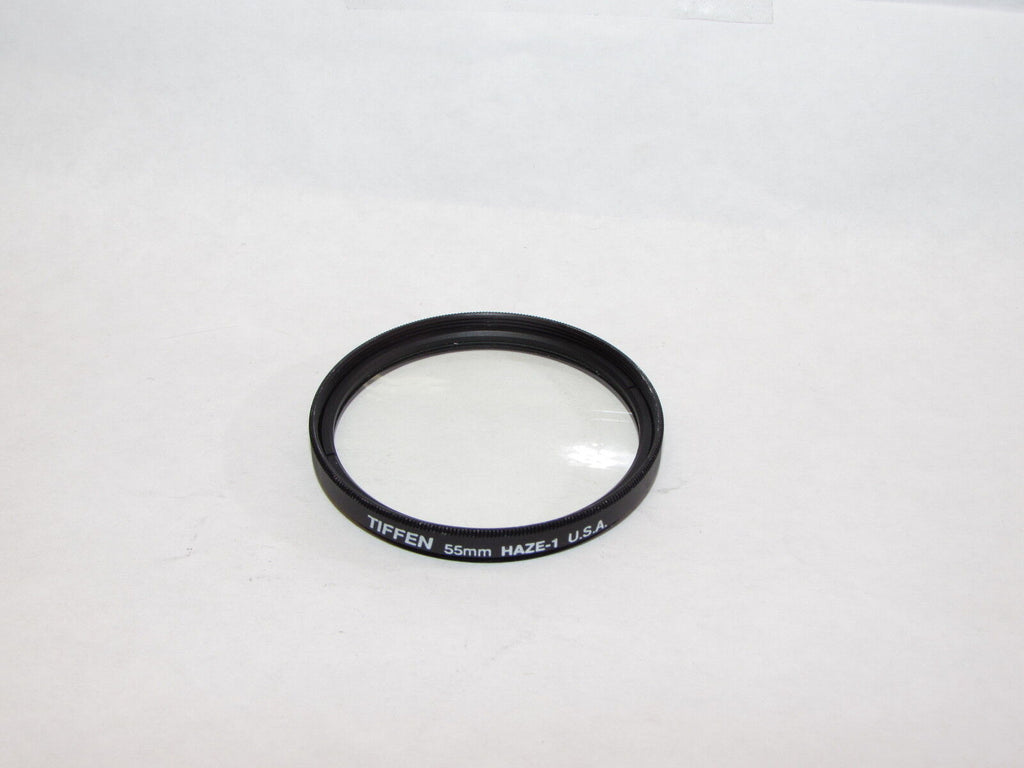 Used Tiffen Haze-1 55mm Lens Filter Made in USA O32344