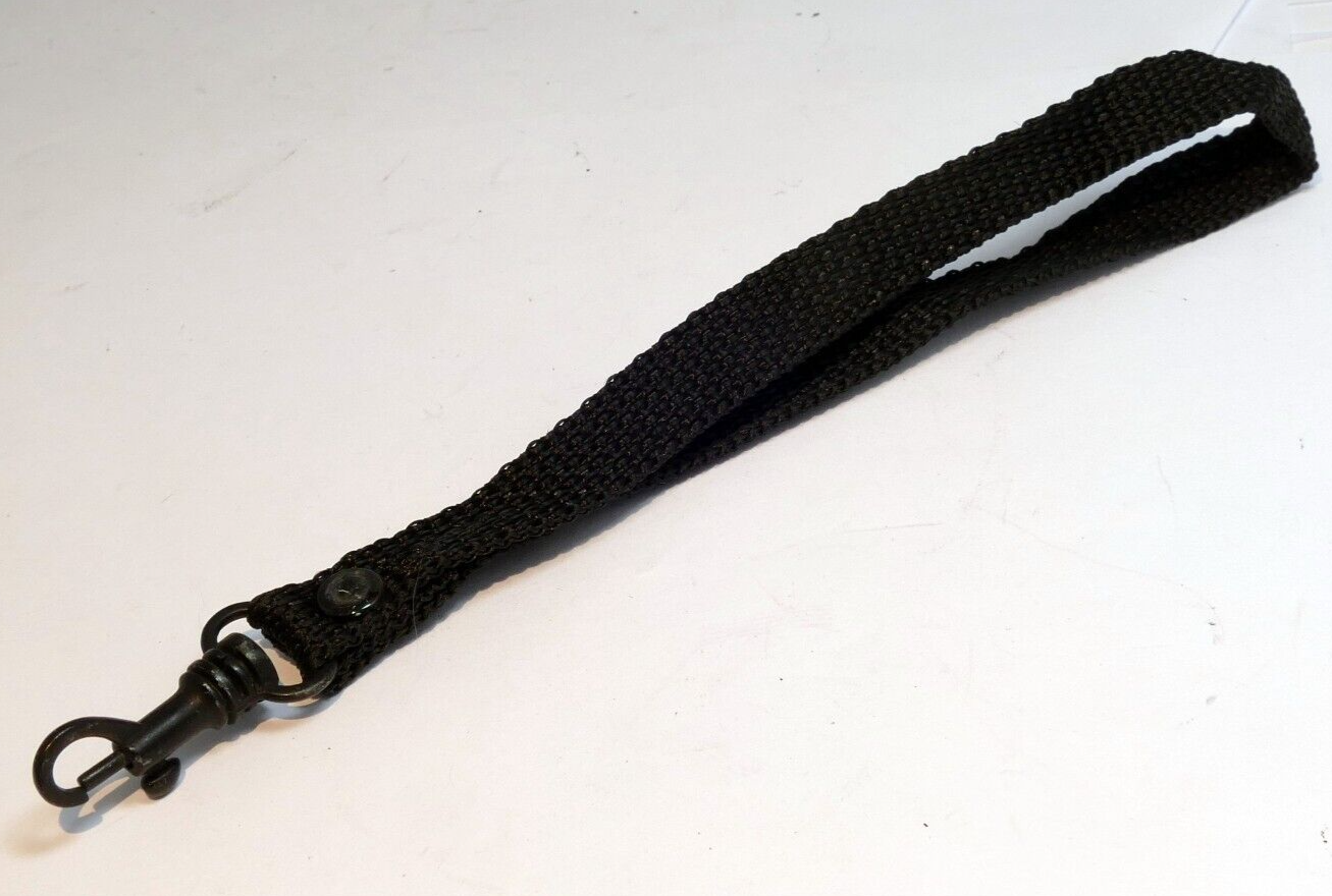 small camera Swivel wrist hand strap 7" long 1/2" wide black Olympus