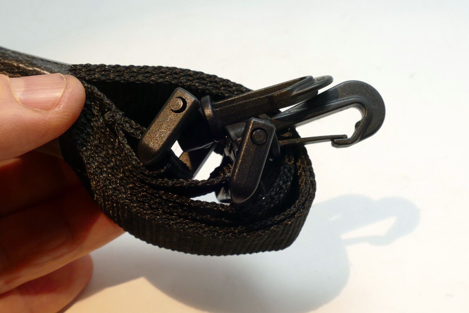 ALL-BLACK Neck Shoulder Strap for Camera Case2.5cm wide nylon sturdy - New