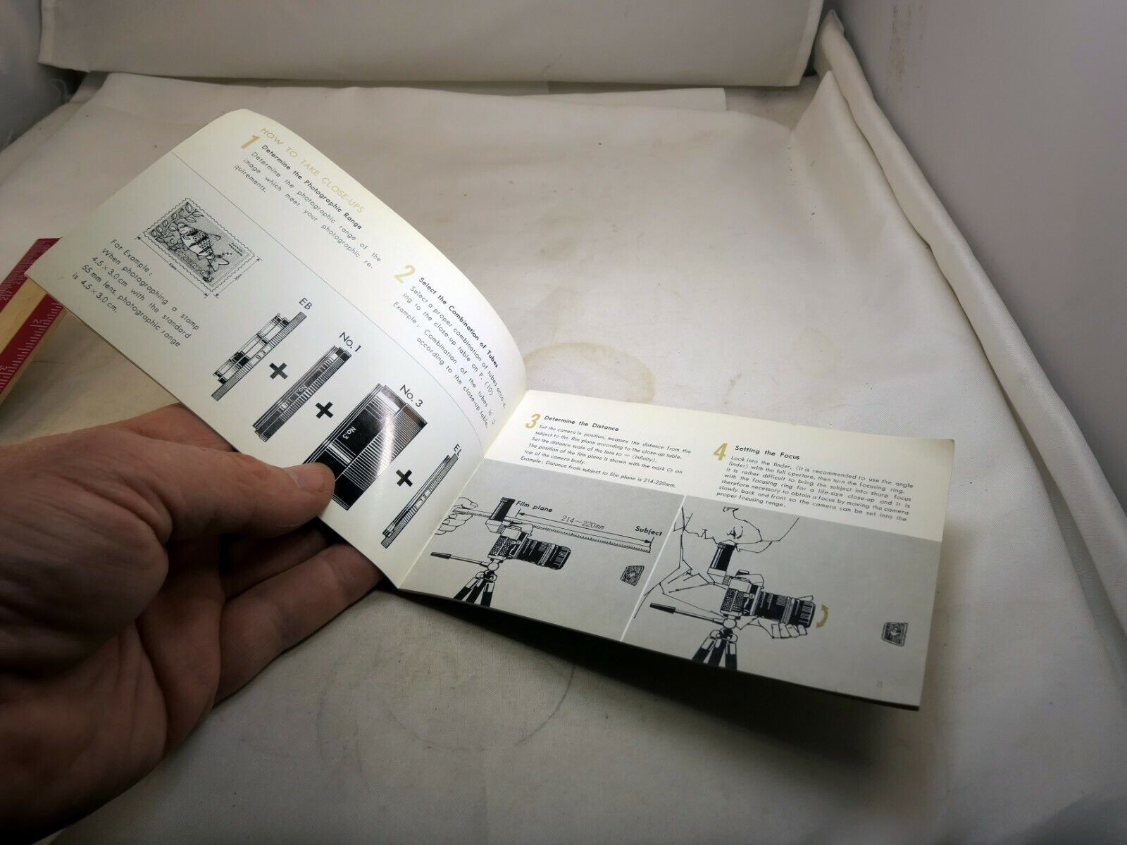 Minolta SR Extension Macro Tube II lens Owner's Guide Instructions English E