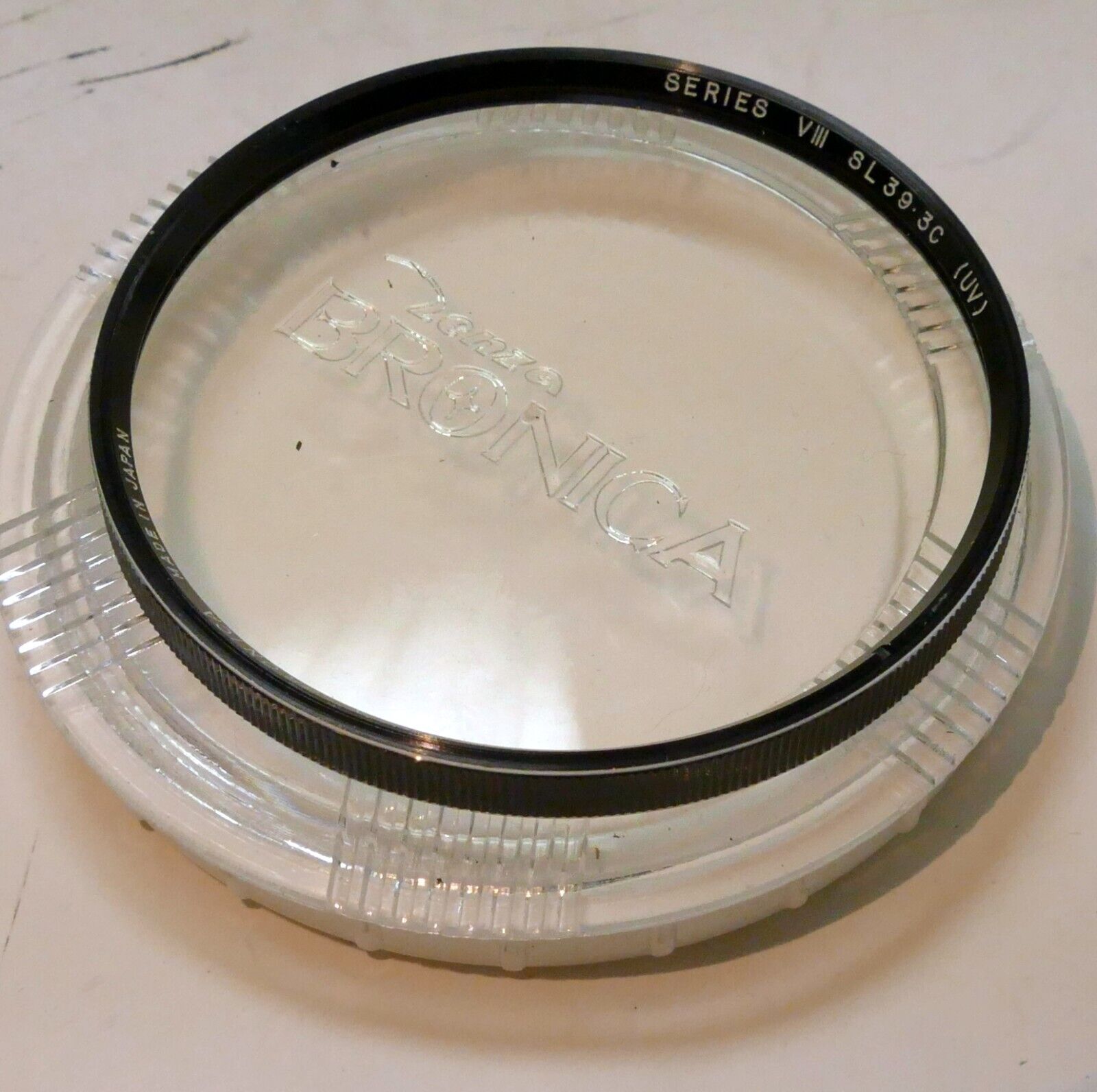 Bronica UV Series 8 Lens Filter Drop in type SL39 63.5mm Zenza - Genuine OEM S2A