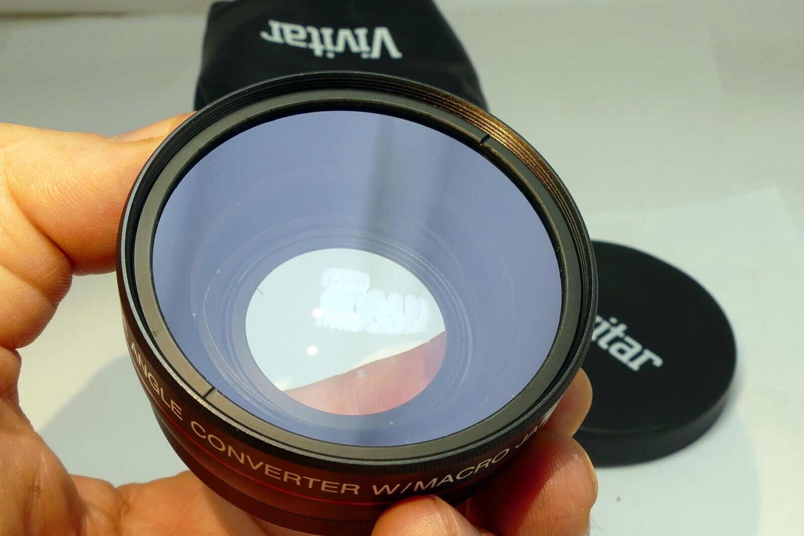 Vivitar 58mm High Definition AF 0.43X wide angle lens HD for DC DV camcorder AUX