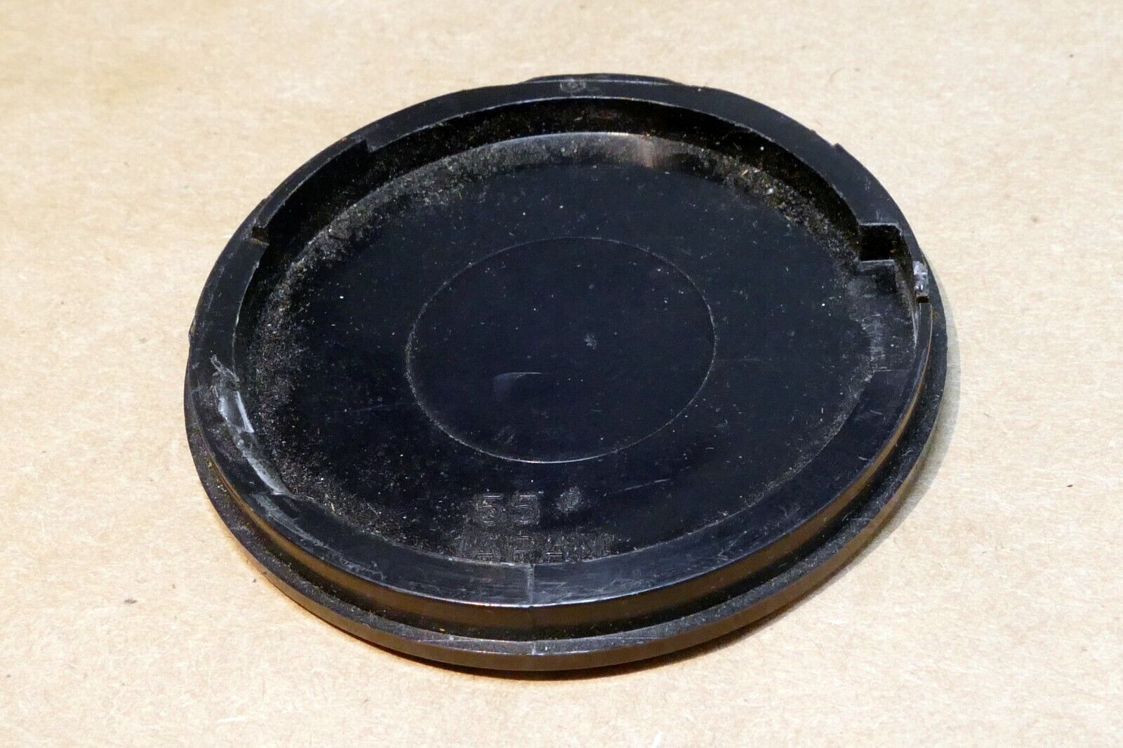 Damaged Lens Cap Mamiya sekor 55mm  (missing clips) for parts not working