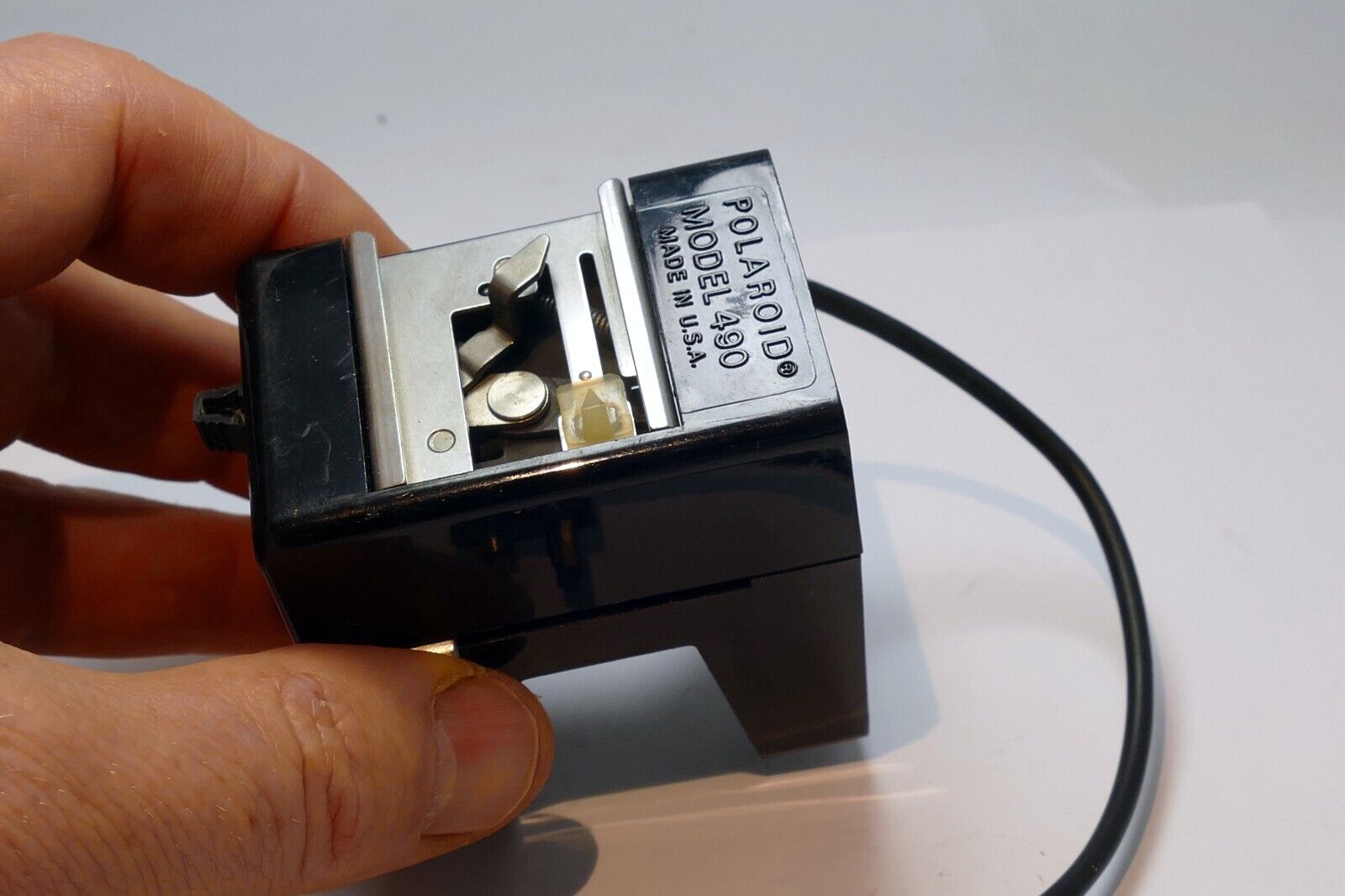 Polaroid Focused Flash Model 490 Made In USA instant camera Photography