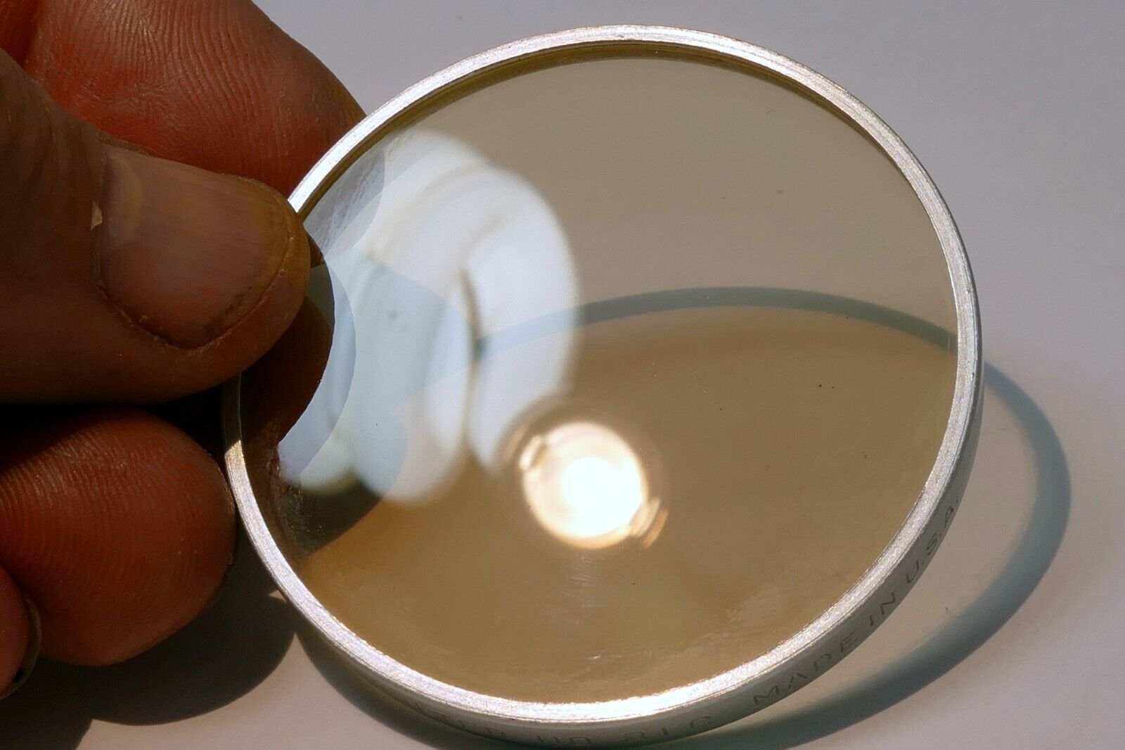 Kodak Wratte Series 7 VII 50.8mm filter drop in 81C Color Conversion warming sky