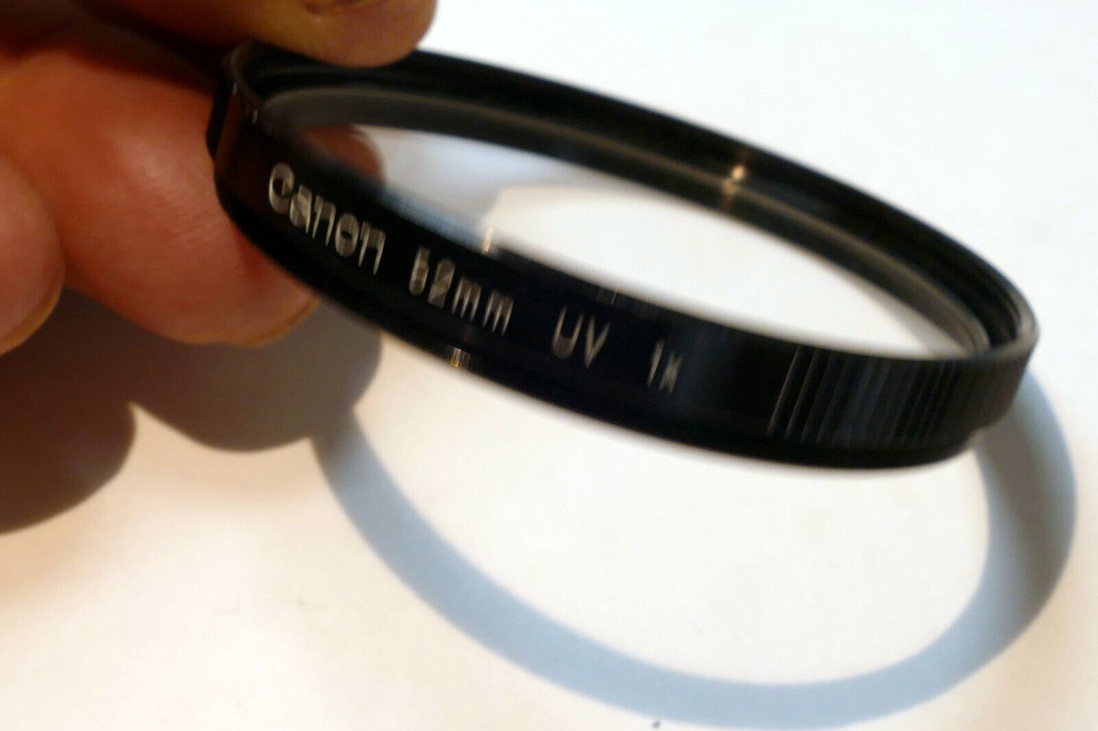 Canon 52mm Filter UV 1x  for 50mm f1.8 FD  - OEM Genuine w/ ribbed rim