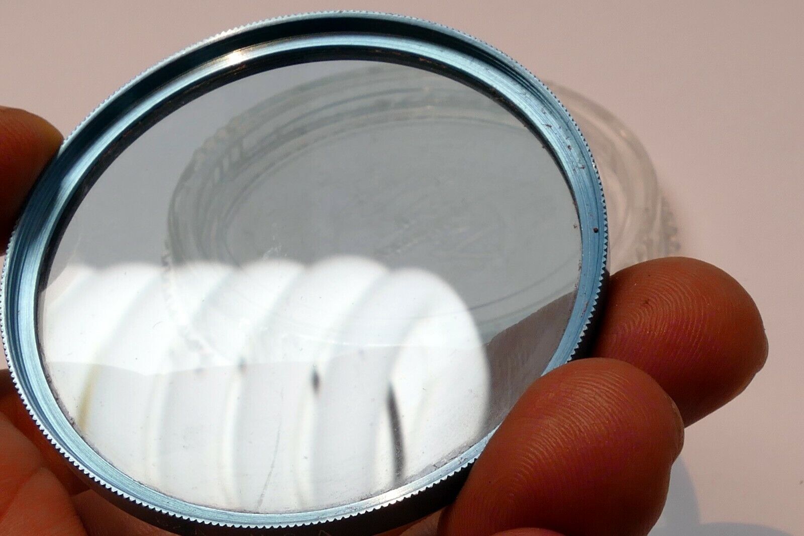 Tiffen Series # 8 VIII Lens Filter screw  in 62mm 82A light blue made in USA