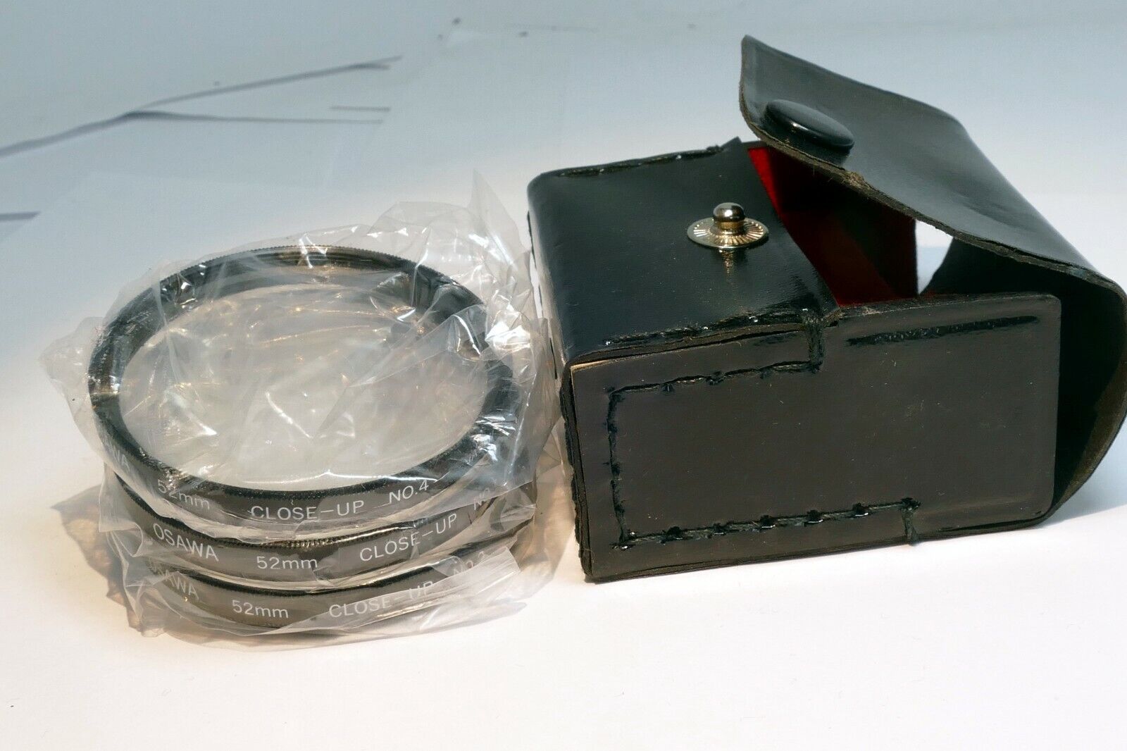 Osawa Macro Lens 52mm +1 +2 +4 Filters threads screw in close-up   set kit