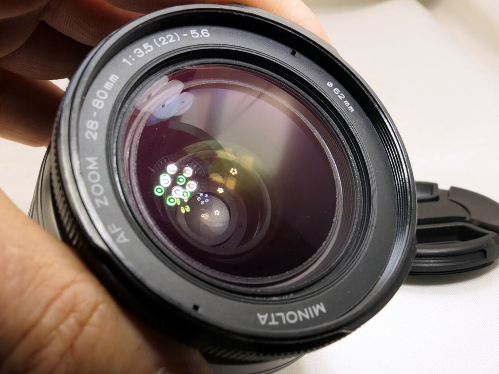 Minolta 28-80mm f3.5-5.6 Af Objectif pour sony A Support Caméras Reflex