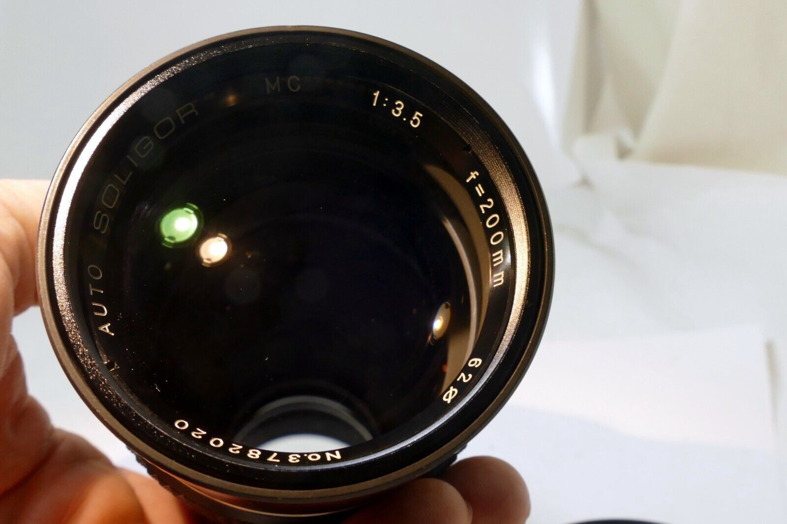 Soligor 200mm f3.5 for Olympus OM manual focus Telephoto prime Lens
