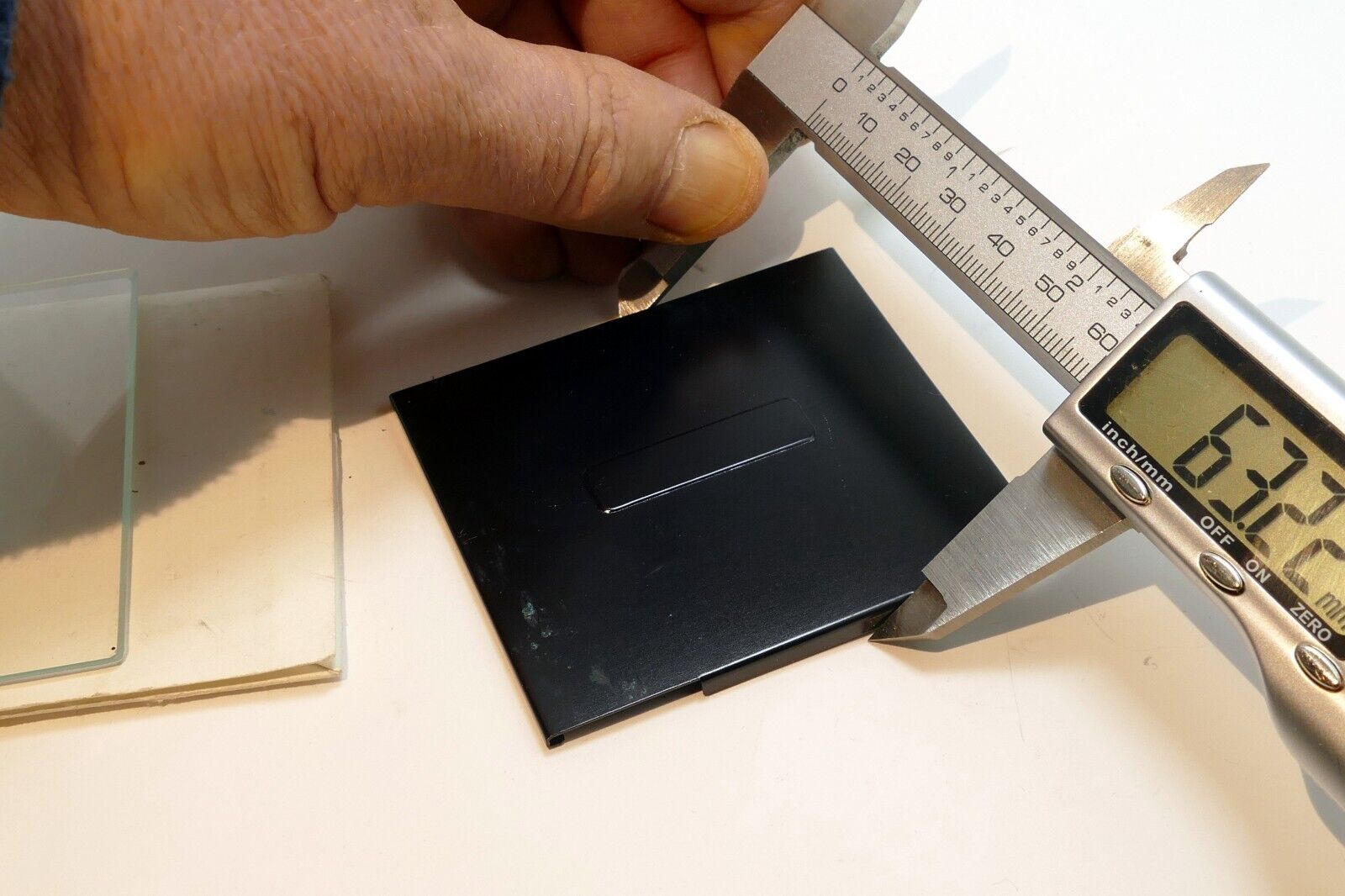 Glass with mask frame for 6X6 camera medium format Kowa six