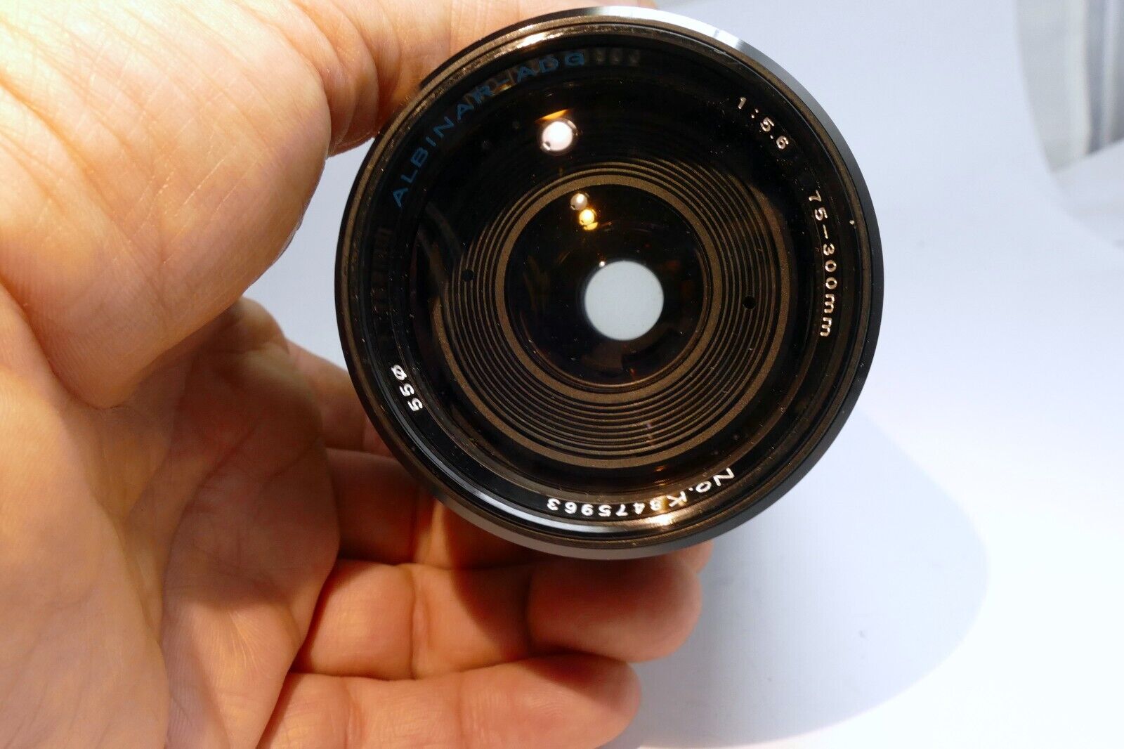 Albinar 75-300mm f5.6 MD Minolta Lens -   with fungus inside - as is for parts