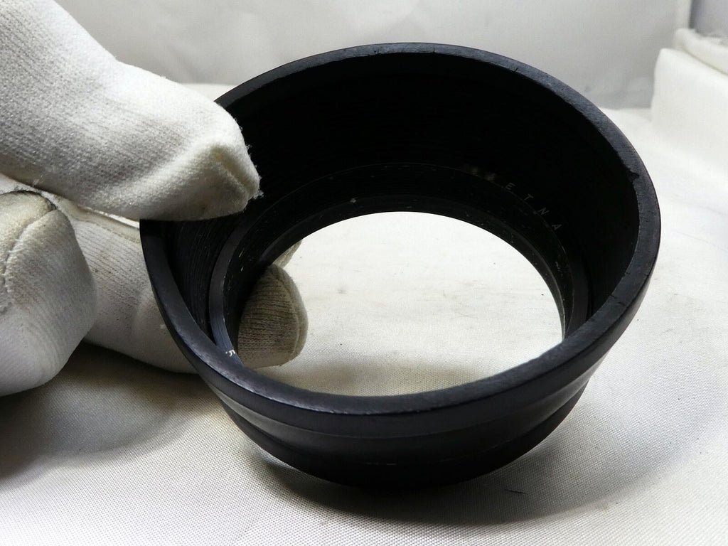 55mm Aetna Rubber Lens Hood Shade double threaded for 50mm f1.8 f2 lenses