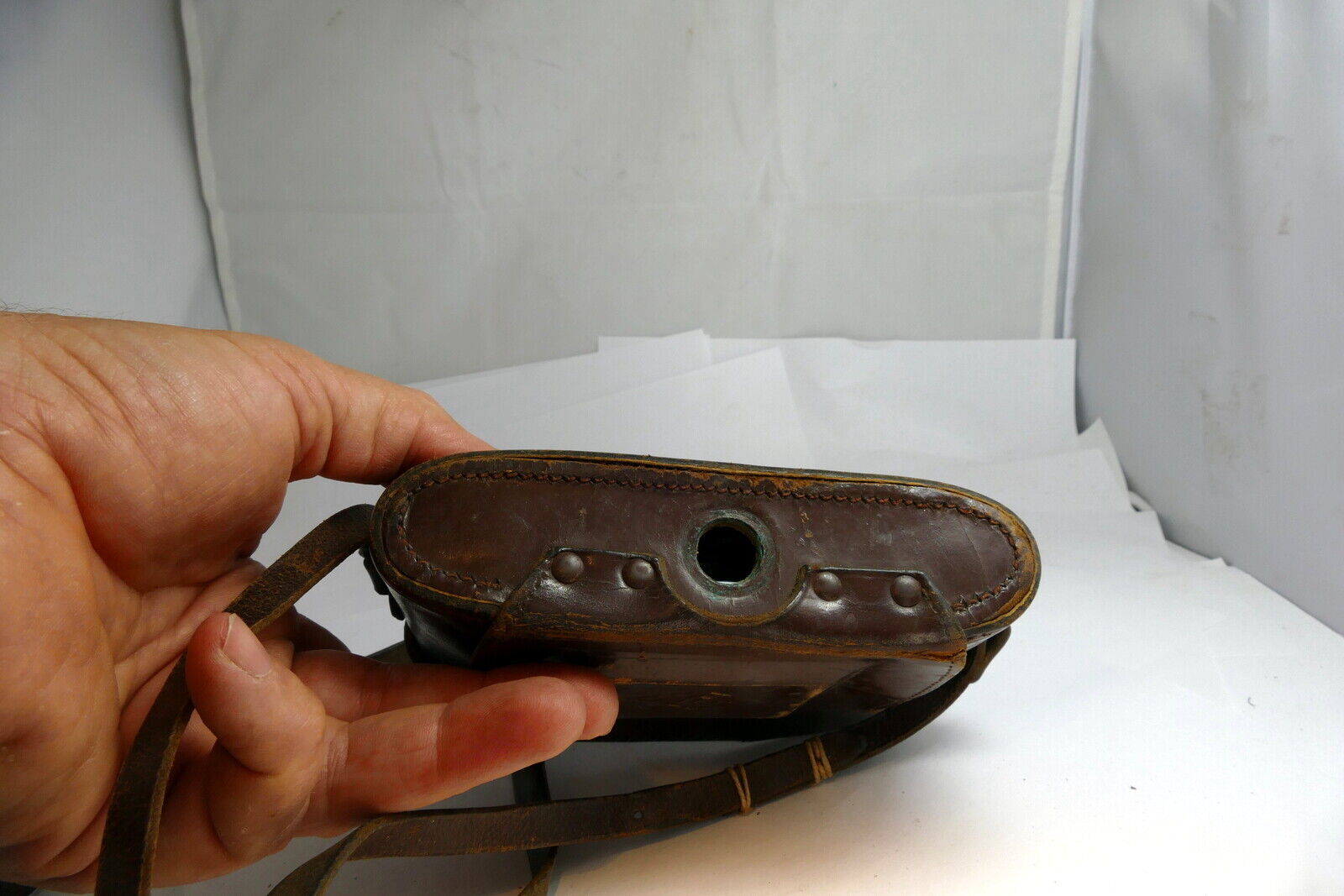 Leather case for Agfa 6X6 Jesolette Folding Camera Jgestar Lens 8.5cm f6.3