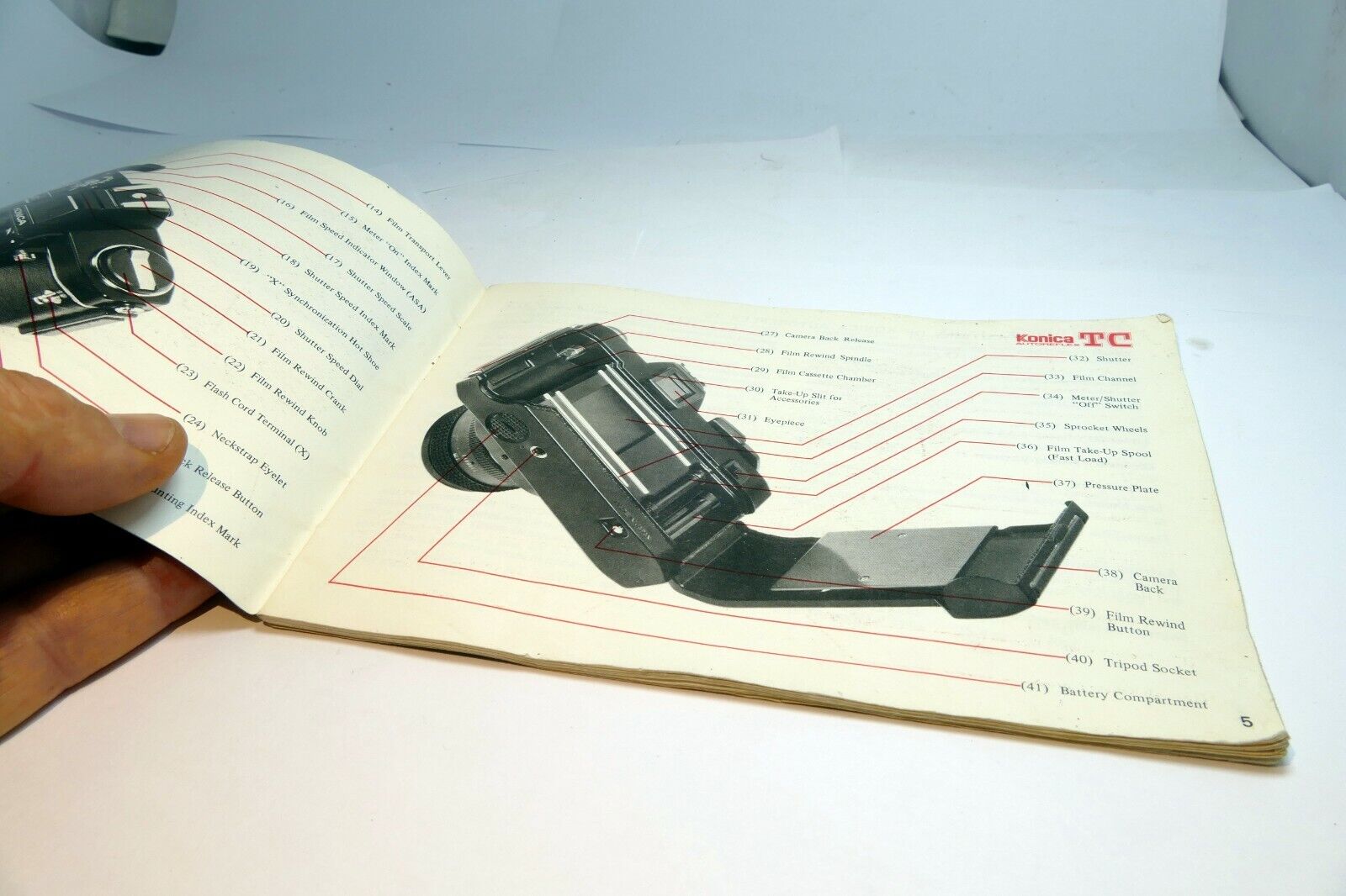 Konica Autoreflex TC Camera Guide Instruction Manual English EN 1976