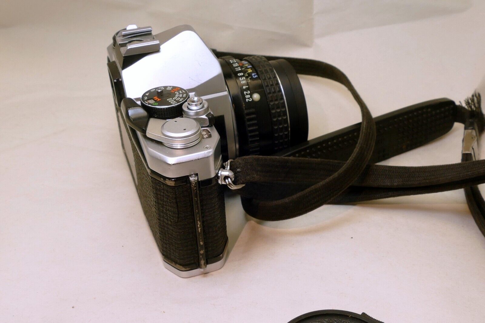 Pentax MX 35mm SLR Camera Kit w/ 50mm SMC F2 PK Lens - 3 F stops overexposes