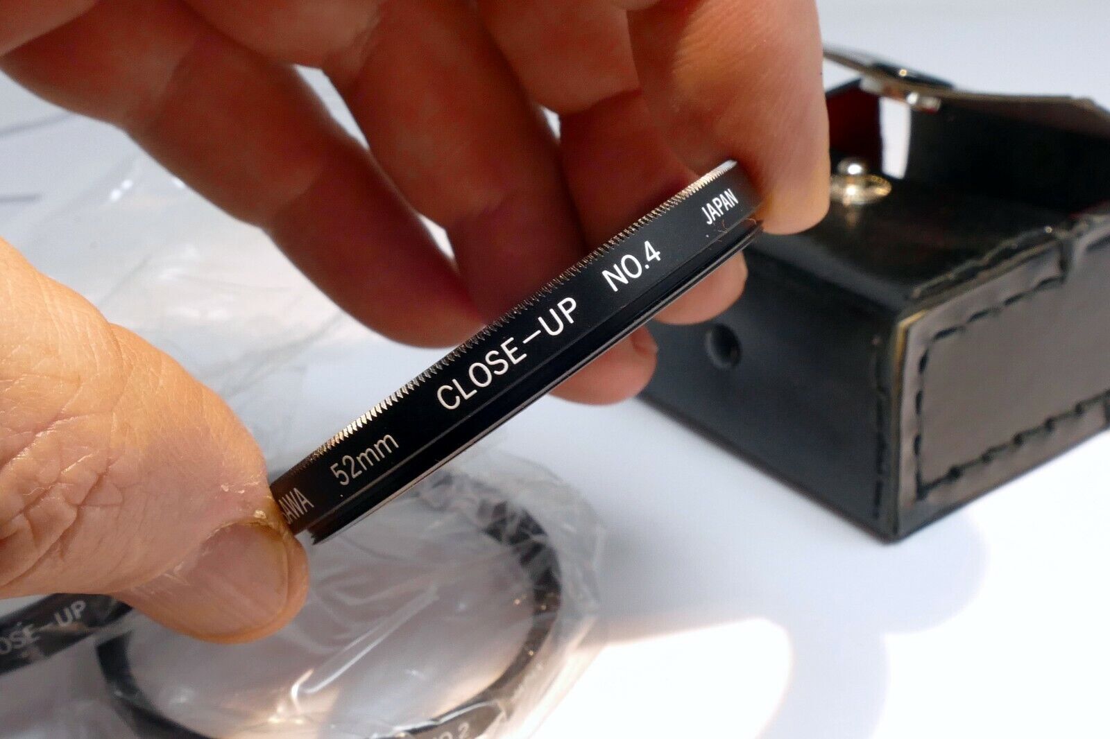 Osawa Macro Lens 52mm +1 +2 +4 Filters threads screw in close-up   set kit