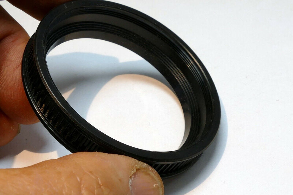 56mm to 56mm Filter ring adapter screw in threaded male to female Plastic