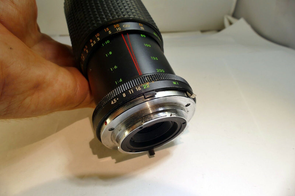 JCPenney 80-200mm f4.5 Minolta MD lens mount telephoto with issues