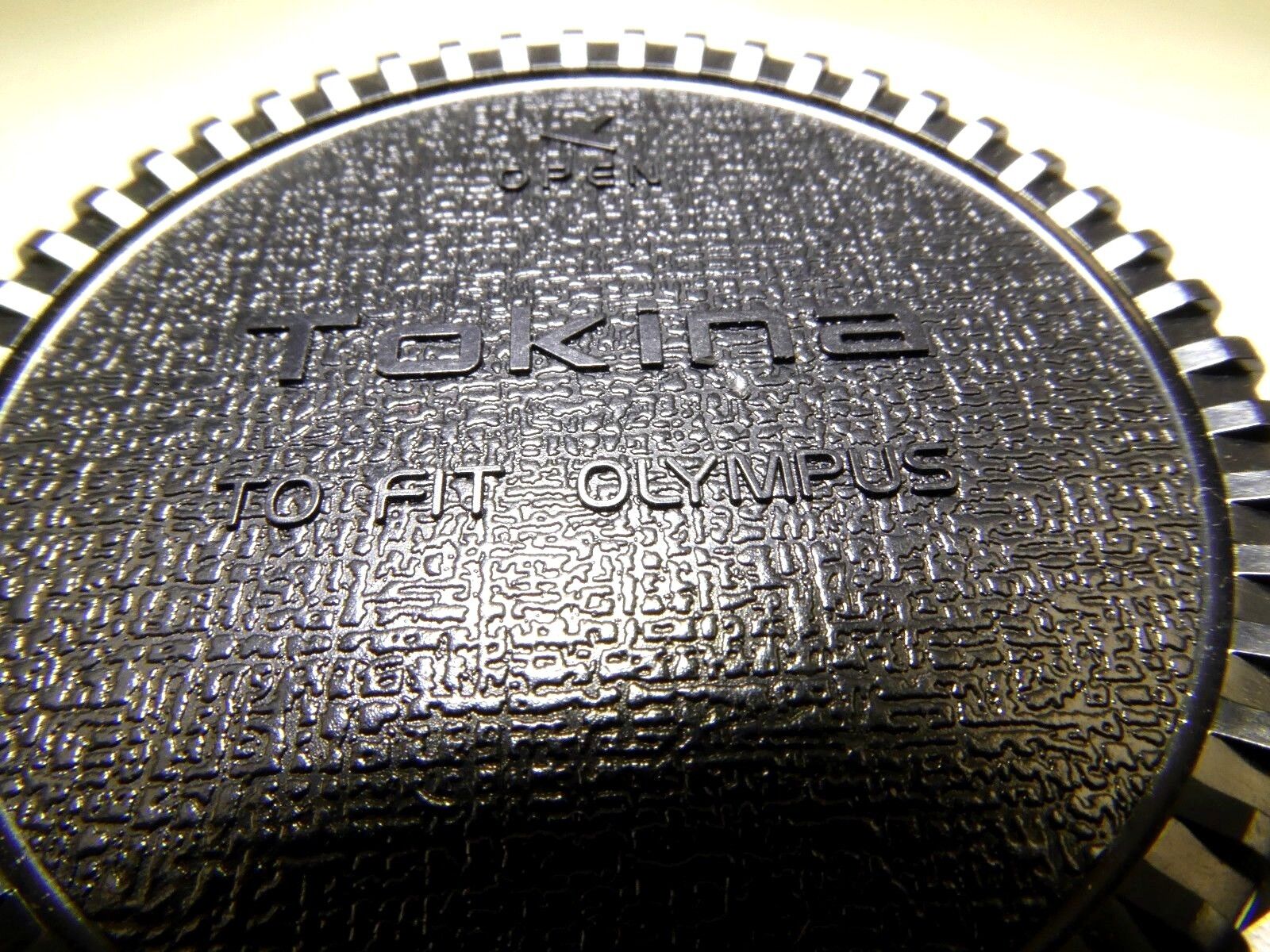 Tokina SP AT-X Rear lens cap for Olympus OM manual focus Lenses