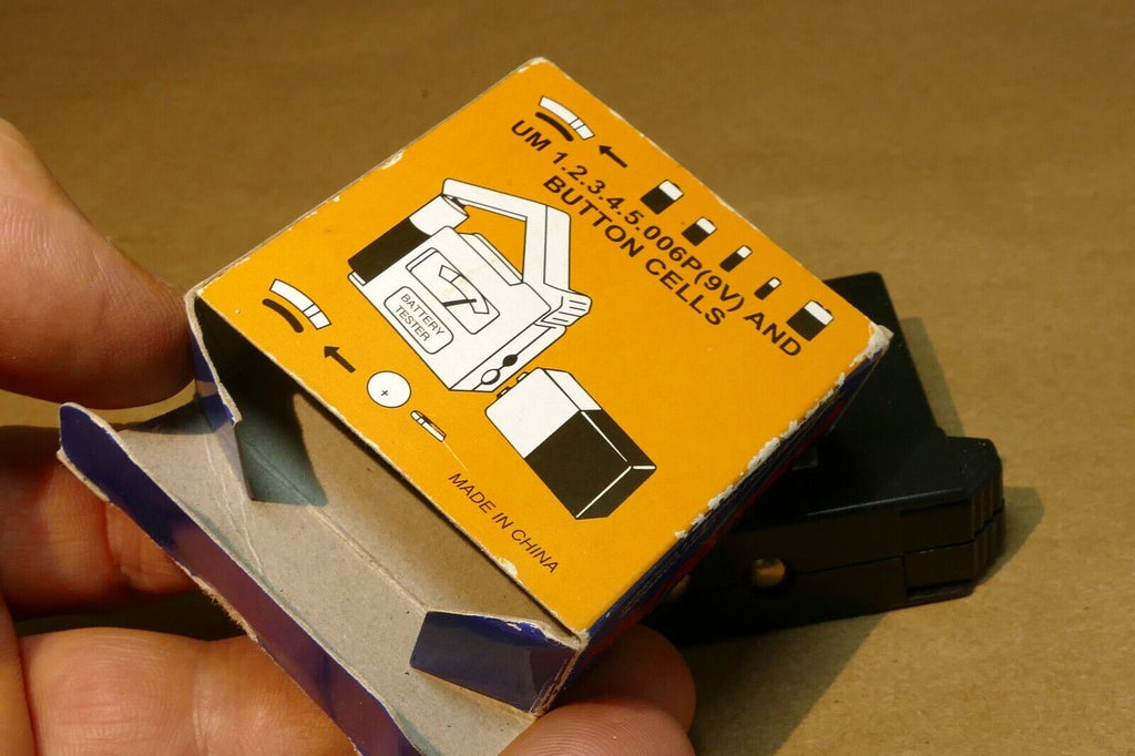 Battery tester 2 for AA AAA button cells camera 1.5 3V 6v Dantona Industiries