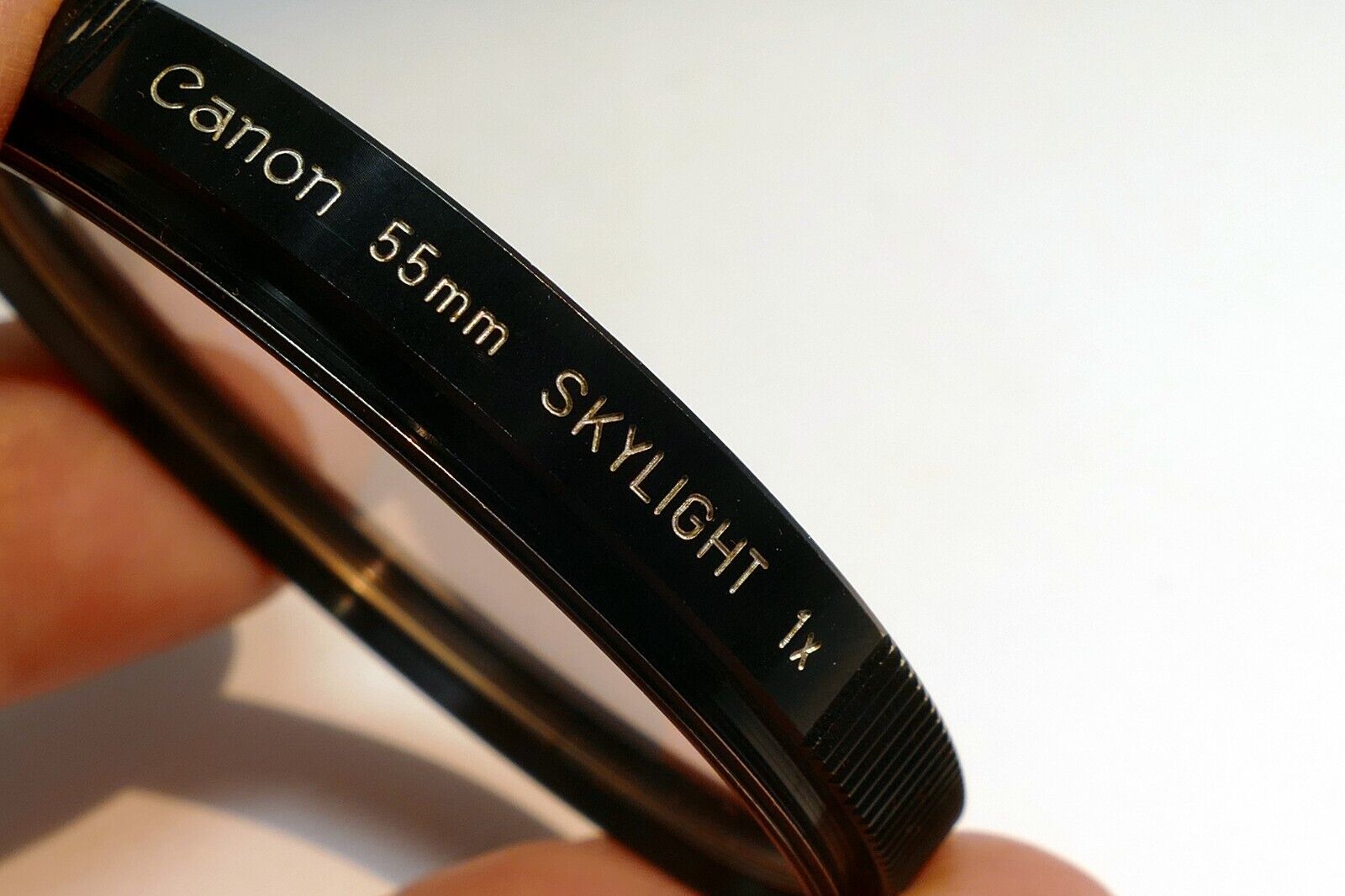 Canon 55mm Filter Skylight 1X 1A - genuine vintage for SSC SC FD EOM