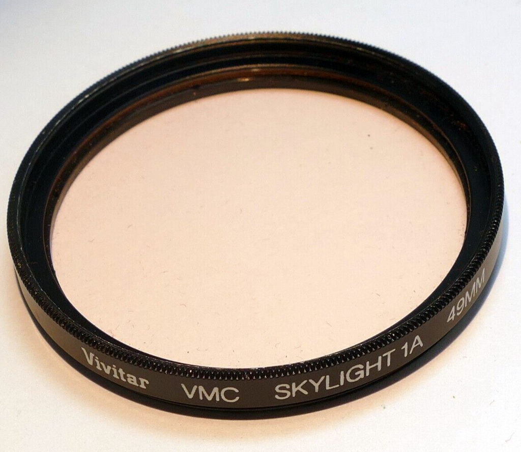 Vivitar 49mm Lens Filter  VMC Multi-Coated Skylight A1 sky warming