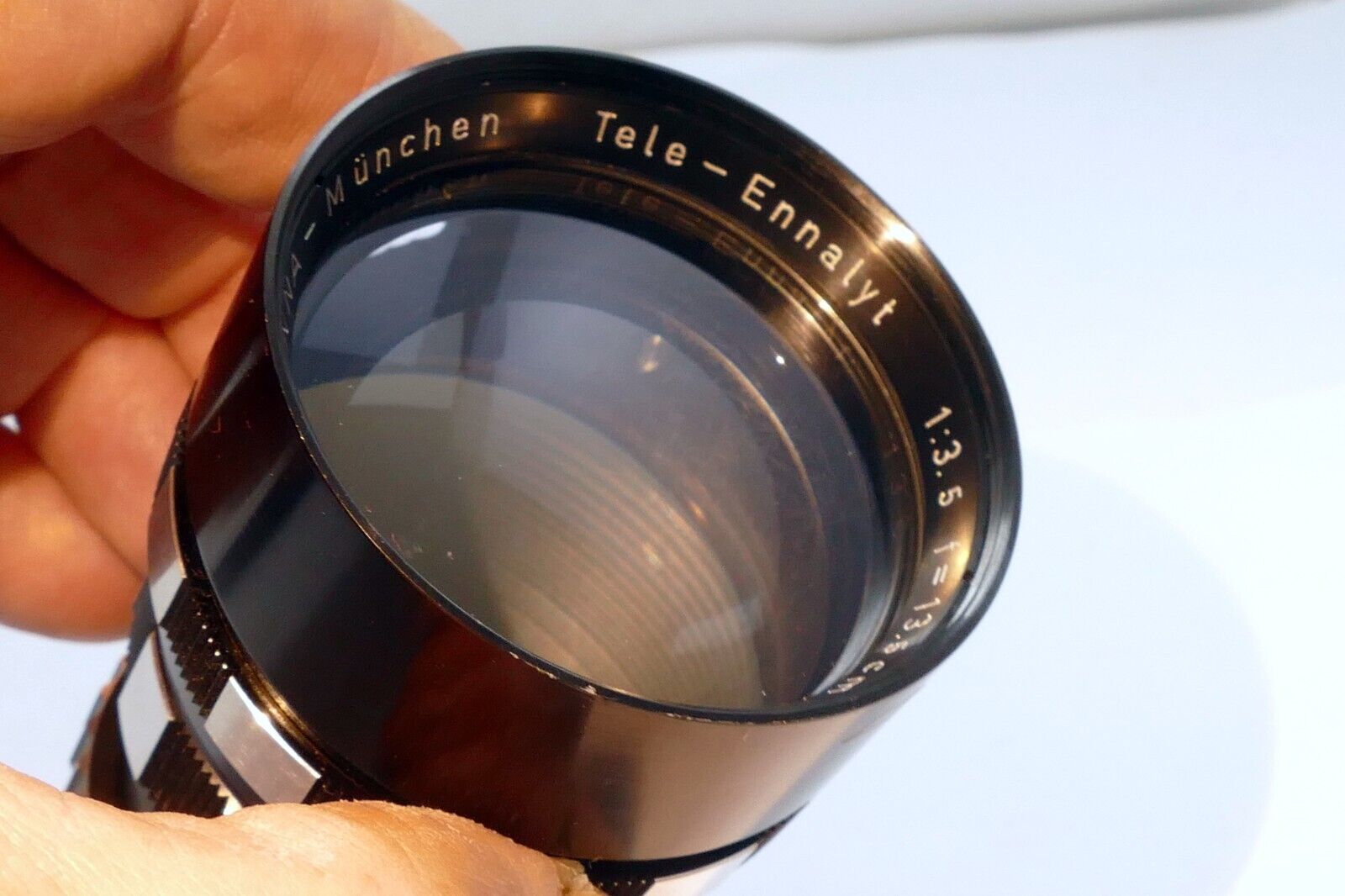 Enna-Munchen Tele-Ennalyt 135mm f3.5 Lens Exakta mount zebra