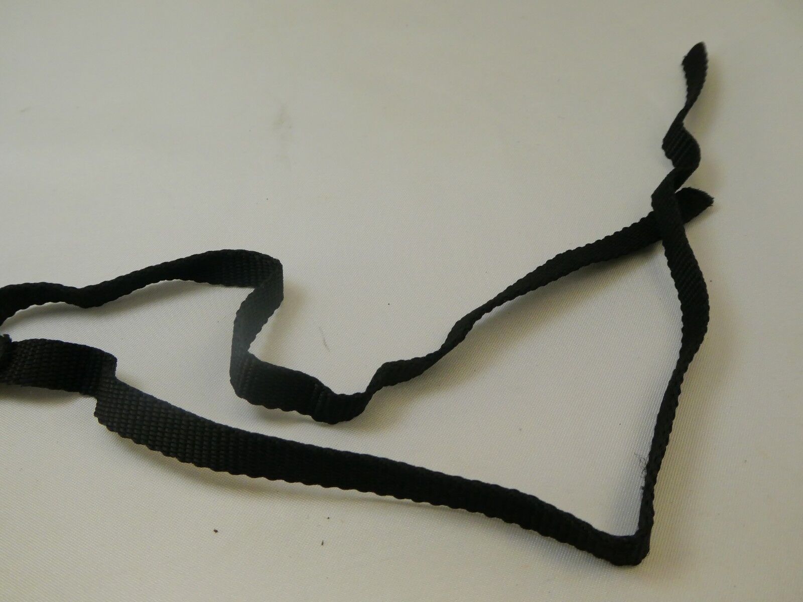 2cm wide Black Neck Shoulder Strap for cameras missing buckles and plastic loops