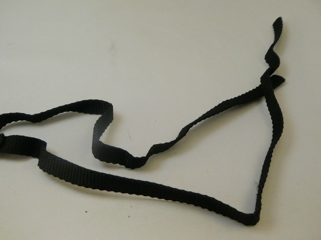2cm wide Black Neck Shoulder Strap for cameras missing buckles and plastic loops