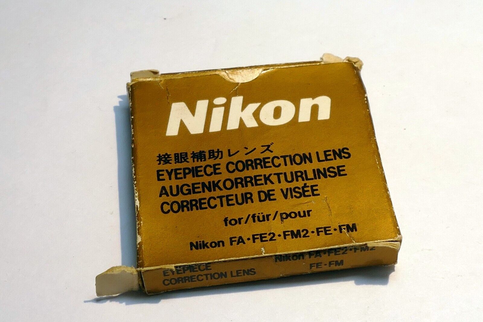 Empty Box (only)  for  Nikon eyepiece correction lens
