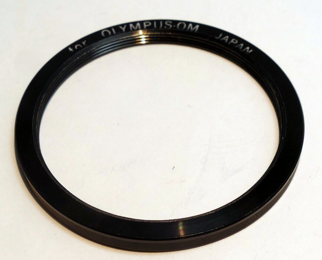 T2 lens inner ring adapter - for Olympus OM (parts) 49mm OD 42mm ID incomplete
