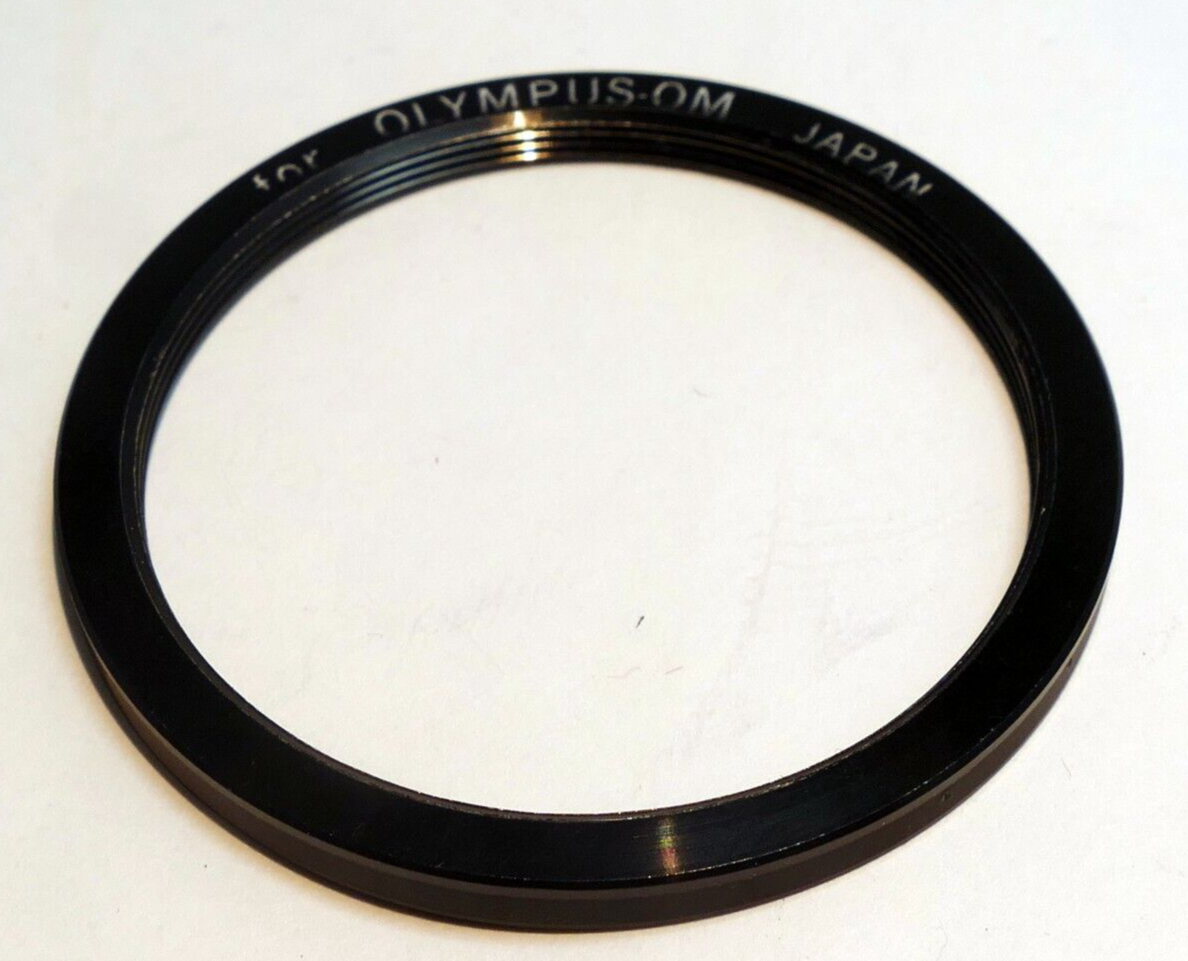 T2 lens inner ring adapter - for Olympus OM (parts) 49mm OD 42mm ID incomplete