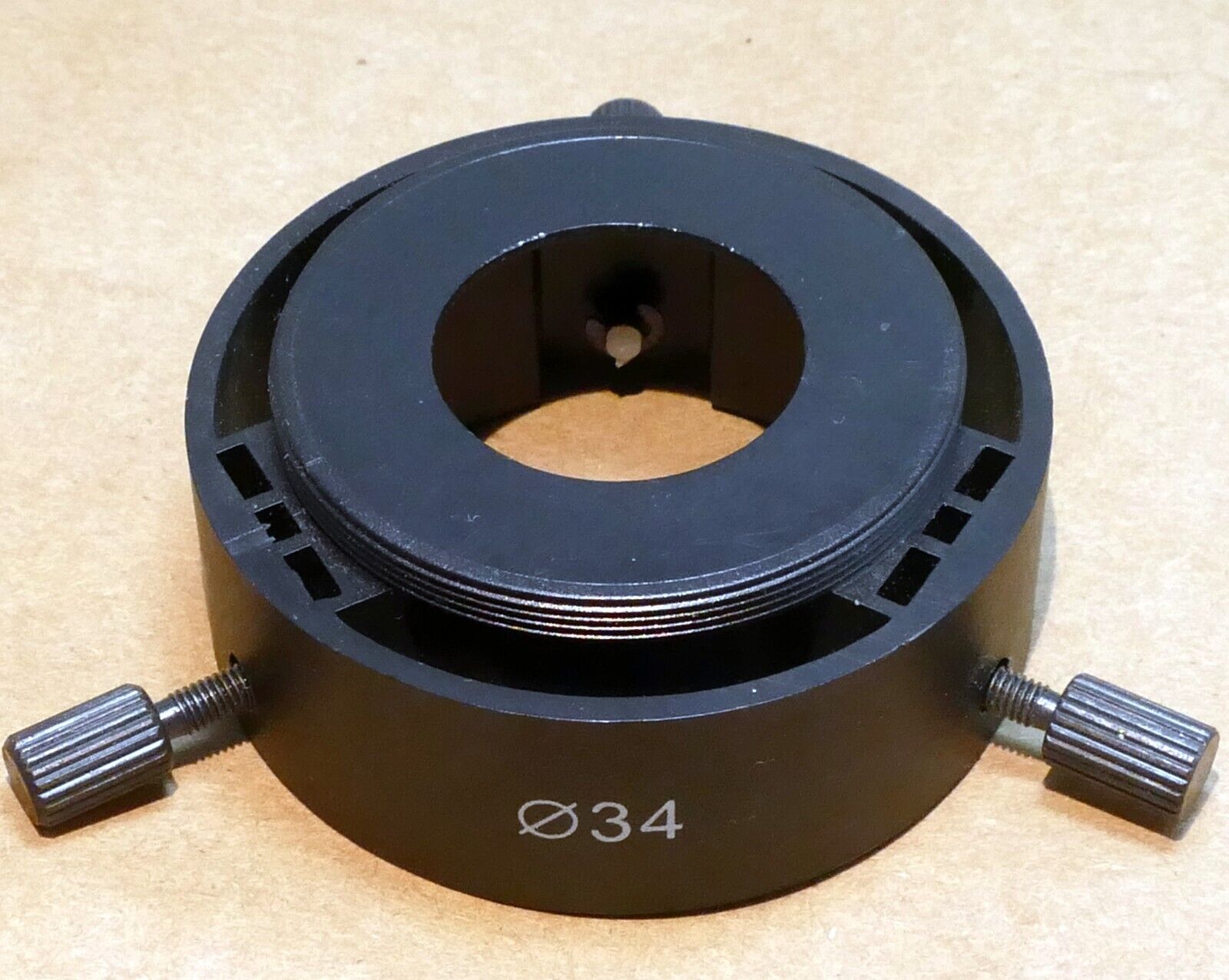 34mm Eyepiece Coupler  adaptor for Microscopes camera or eyepiece