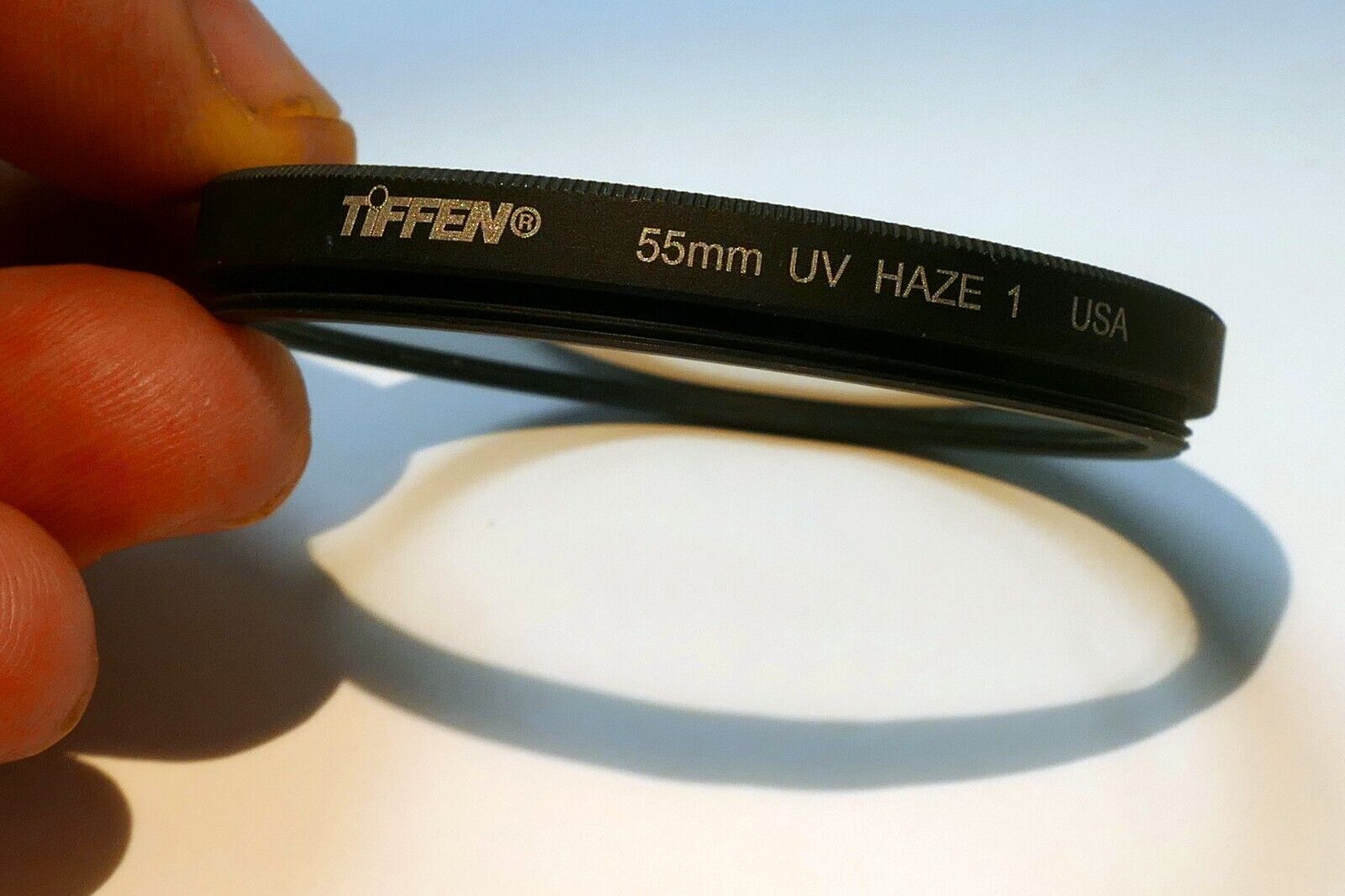 Tiffen 55mm UV  Haze-1 Filter Clear glass  made in USA