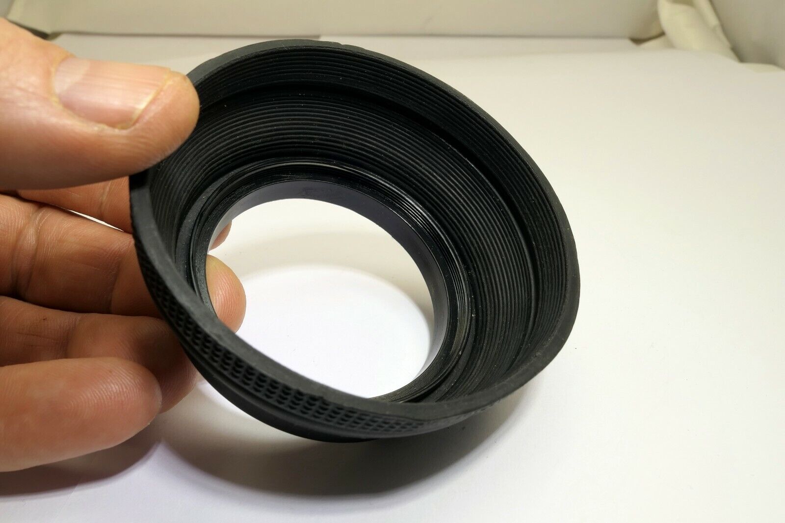 55mm Lens Hood Shade Rubber double threaded telehoto for 85mm 50mm f1.8 f1.7