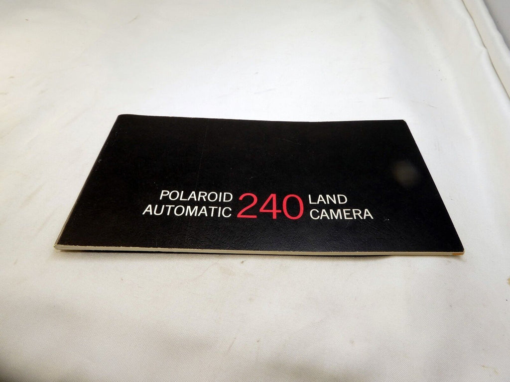 Polaroid Automatic 240 land Camera  instructions English