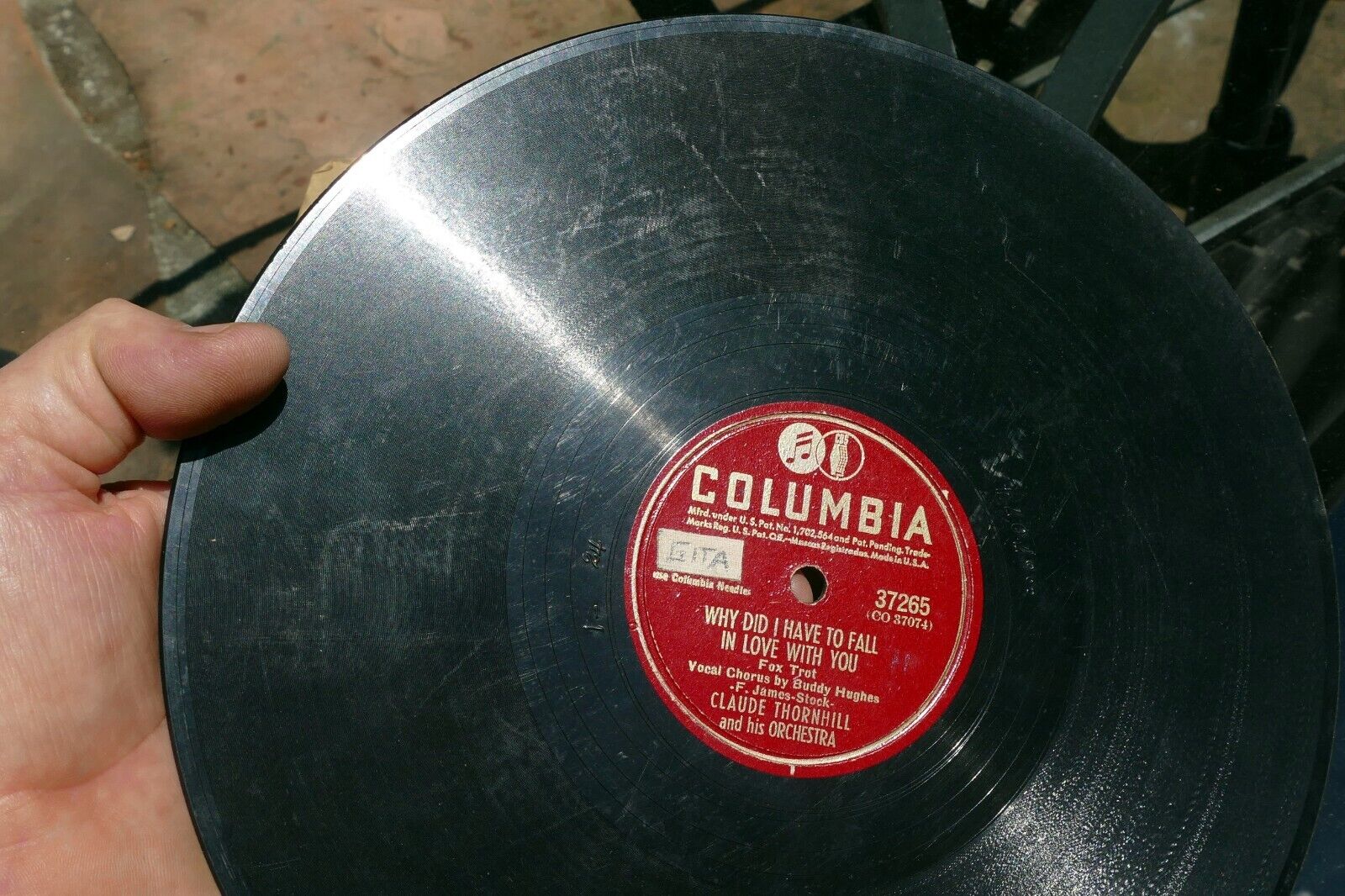 10" Claude Thornhill And His Orchestra Far Away Island Why Did Fall 37265 1947