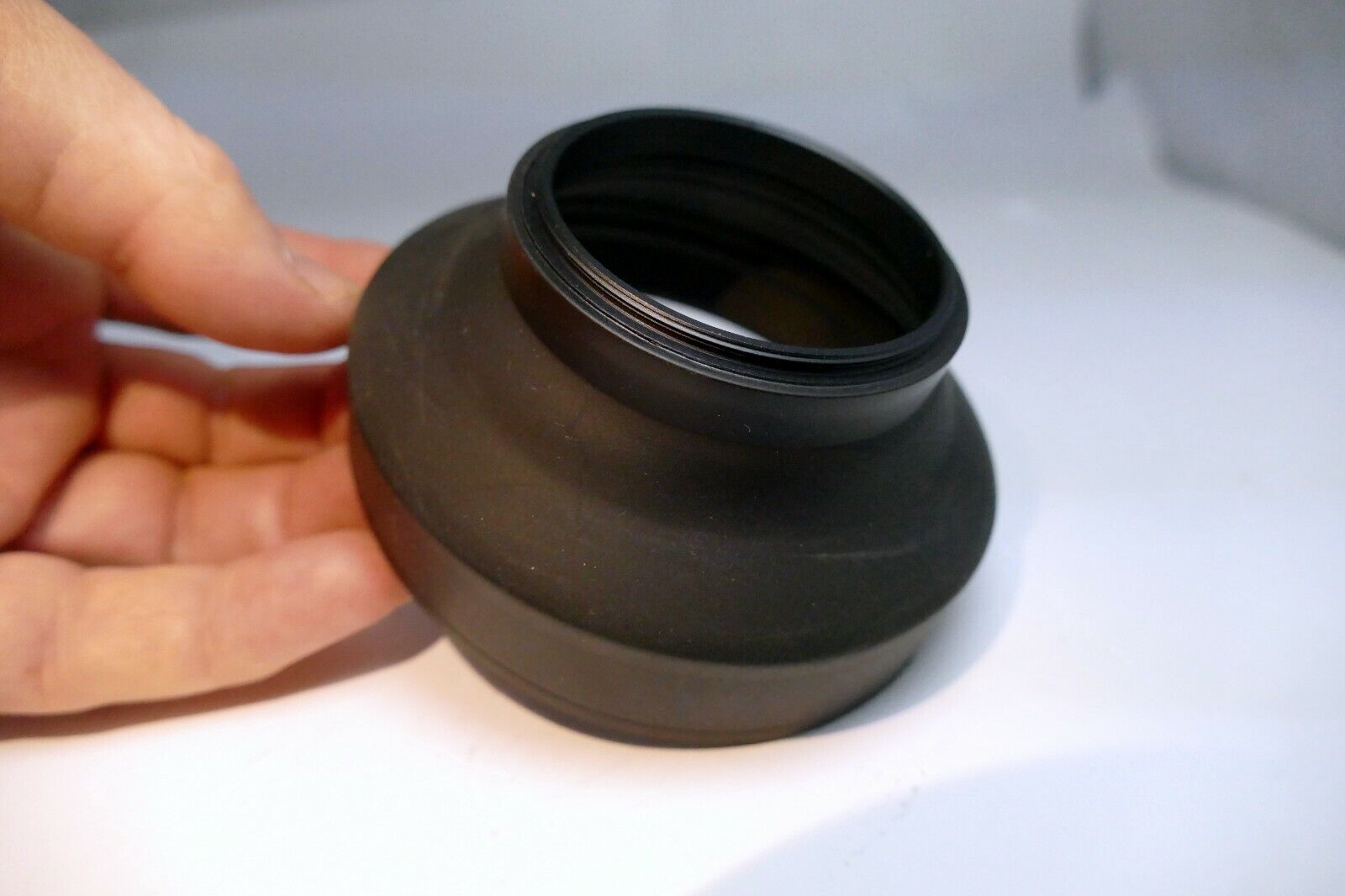 55mm rubber lens hood shade 3-way telephoto and wide angle 28-135mm