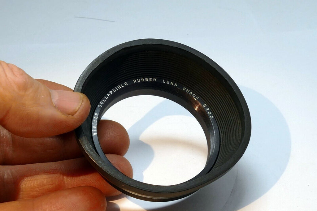 Vivitar 52mm screw in  Rubber Lens Hood Shade for 105mm 135mm f3.5 f2.8