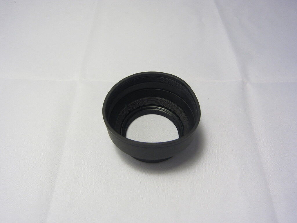 Collapsible Rubber Pro Series Lens Hood 52mm Mint Condition Telephoto 135mm 200m