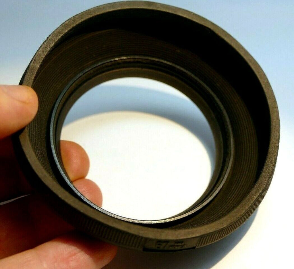 67mm screw in Rubber Lens Hood Telephoto  double threaded for 18-135mm 28-105mm