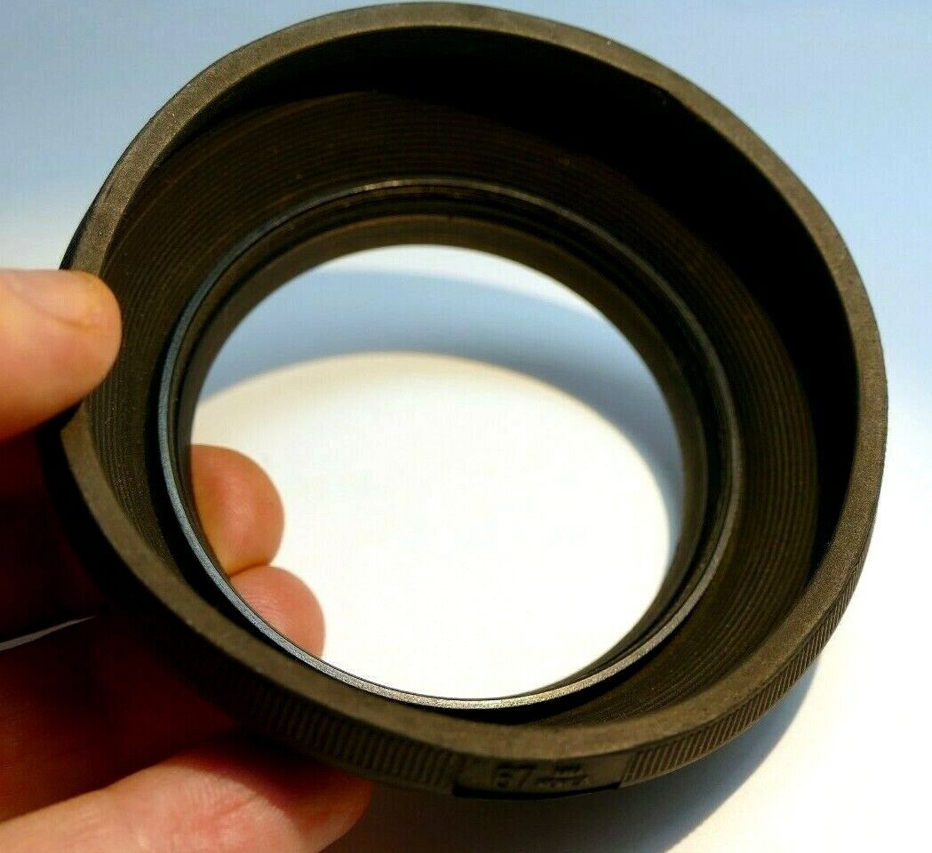 67mm screw in Rubber Lens Hood Telephoto  double threaded for 18-135mm 28-105mm