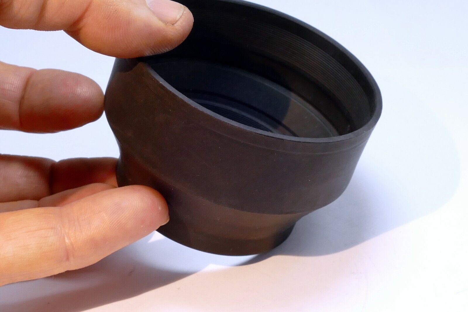 52mm screw in  Rubber Lens Hood Shade for telephoto 135mm  f2.8  lenses